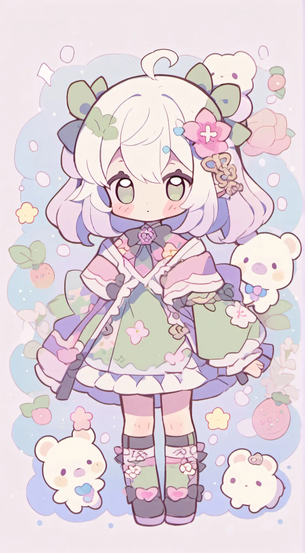 ai character: kirua sœur🤩★ background