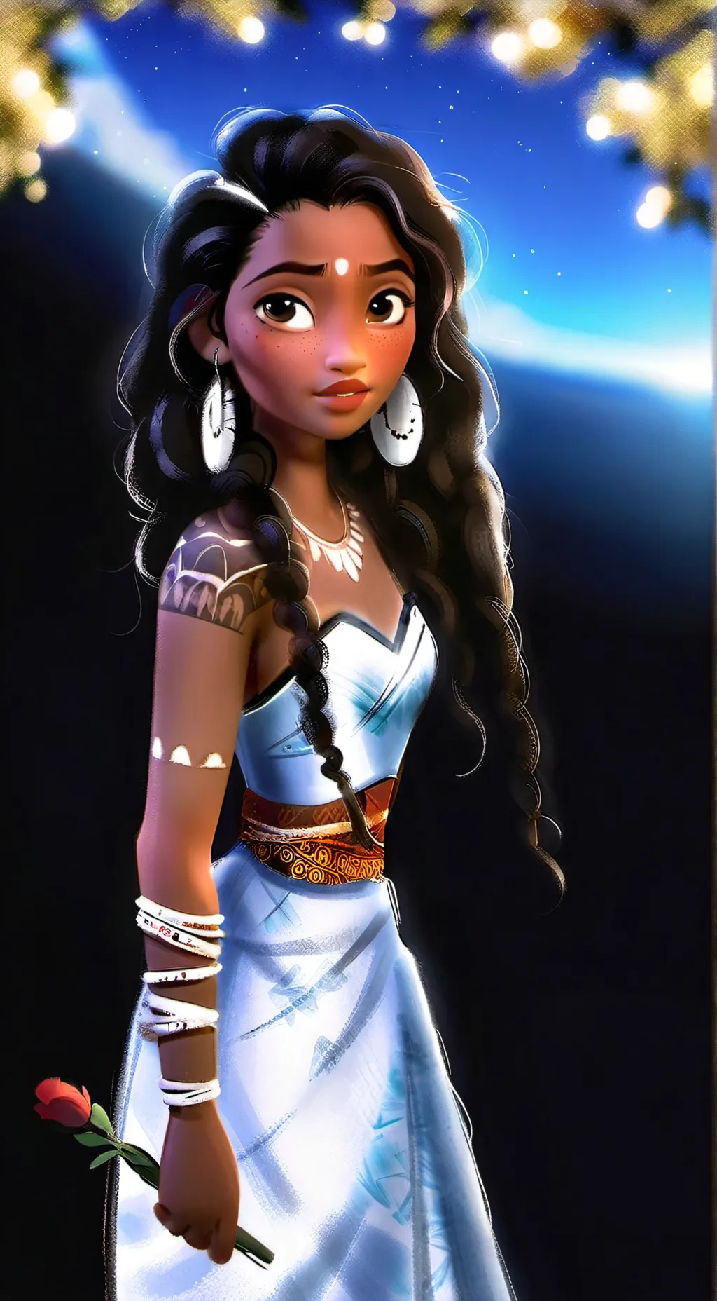 ai character: Moana background