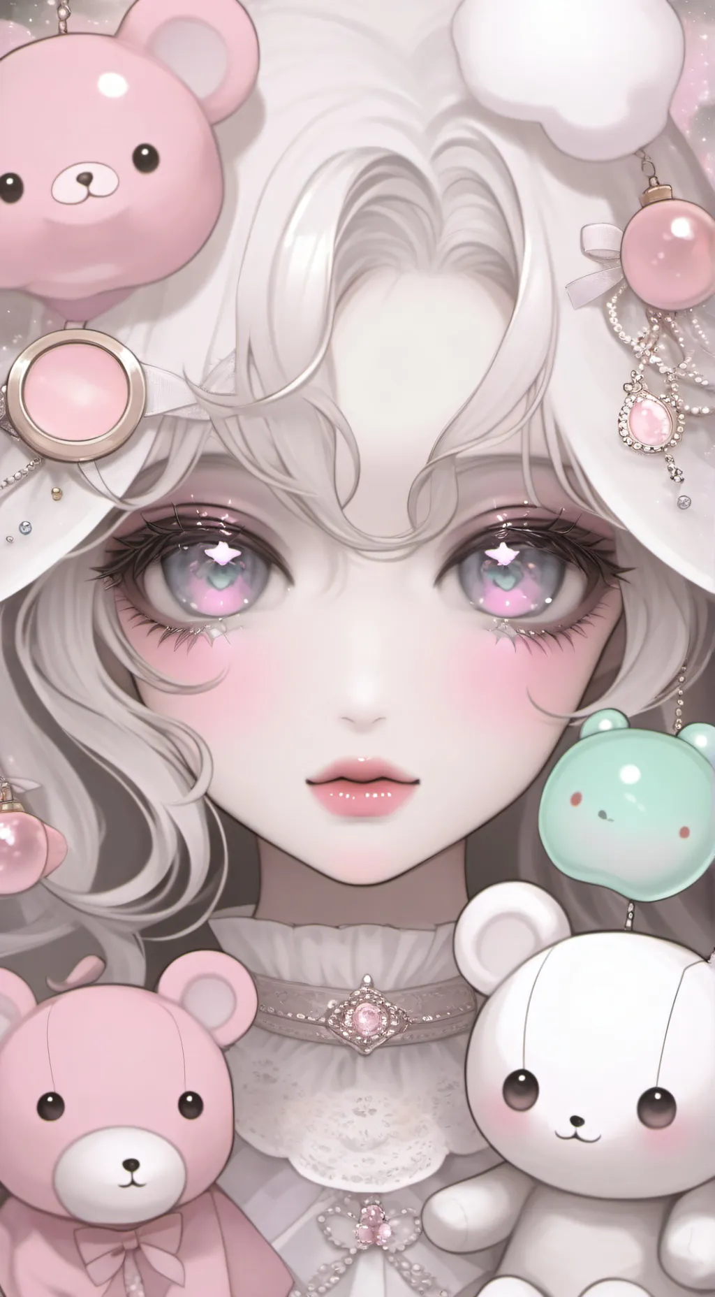 ai character: 𝚕𝚒𝚕𝚕𝚢 background