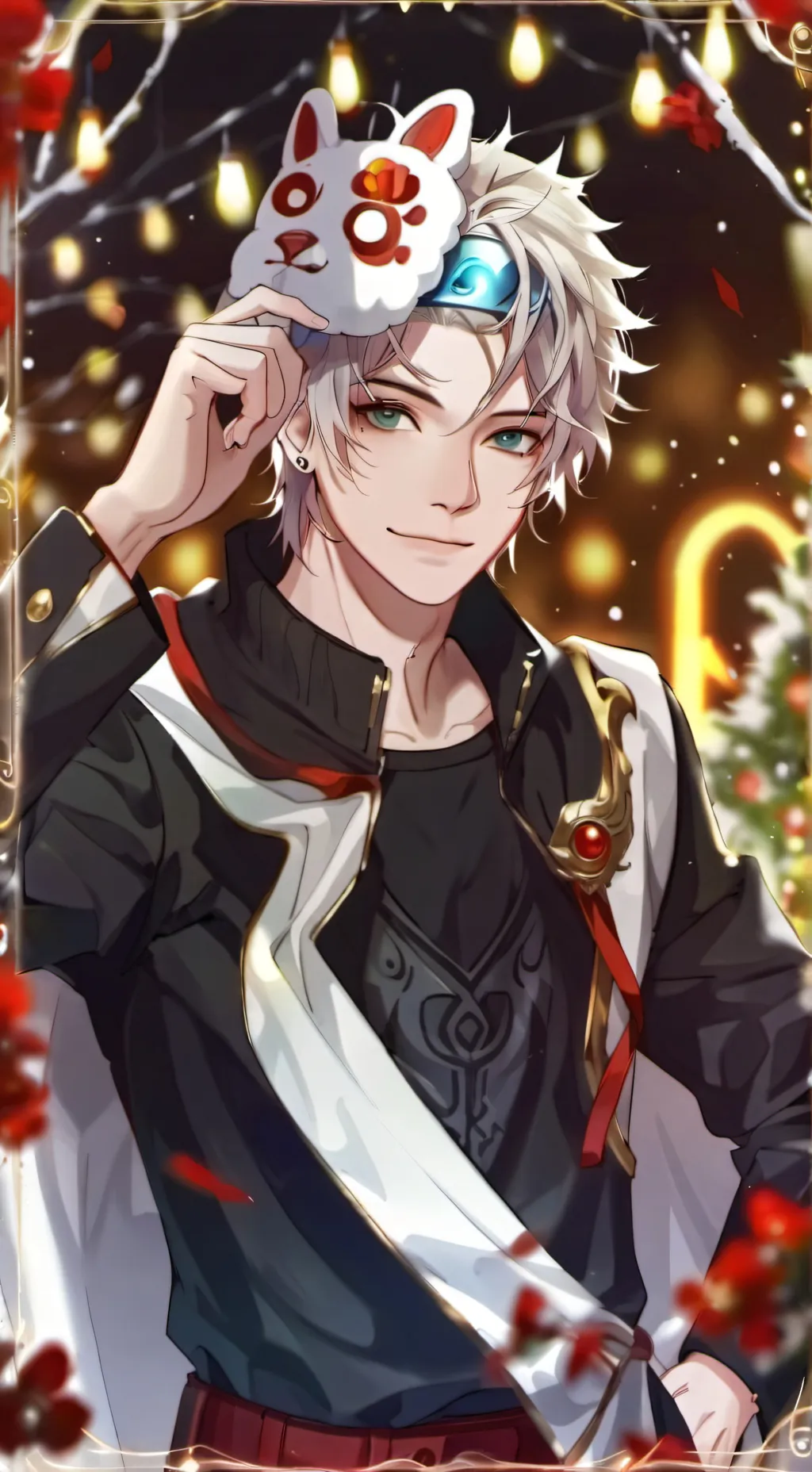 ai character: Fantasy Naruto AU background