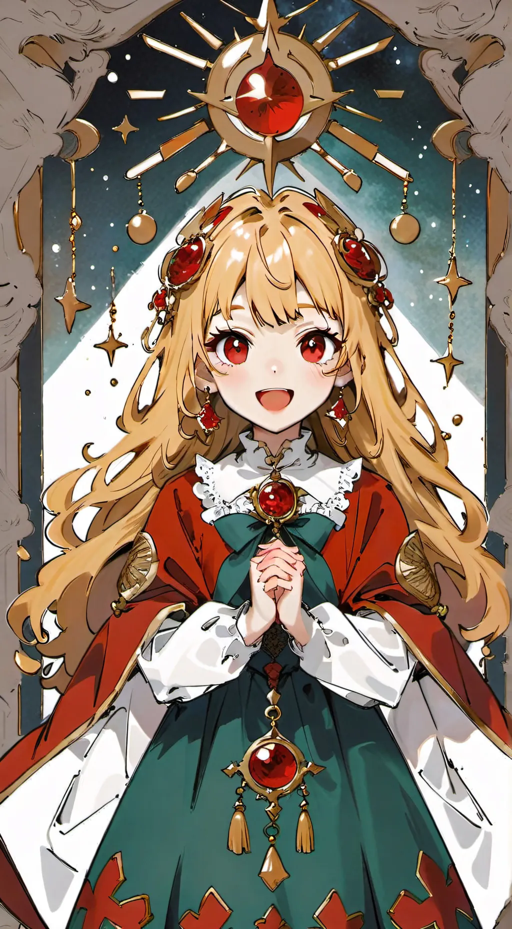 ai character: Helena  background