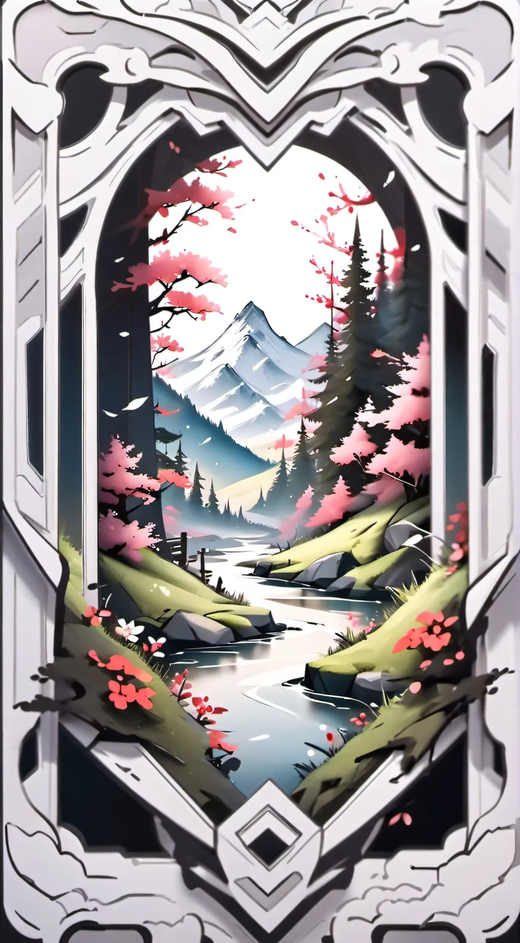 ai character: CHRISTMAS SANEGIYU background