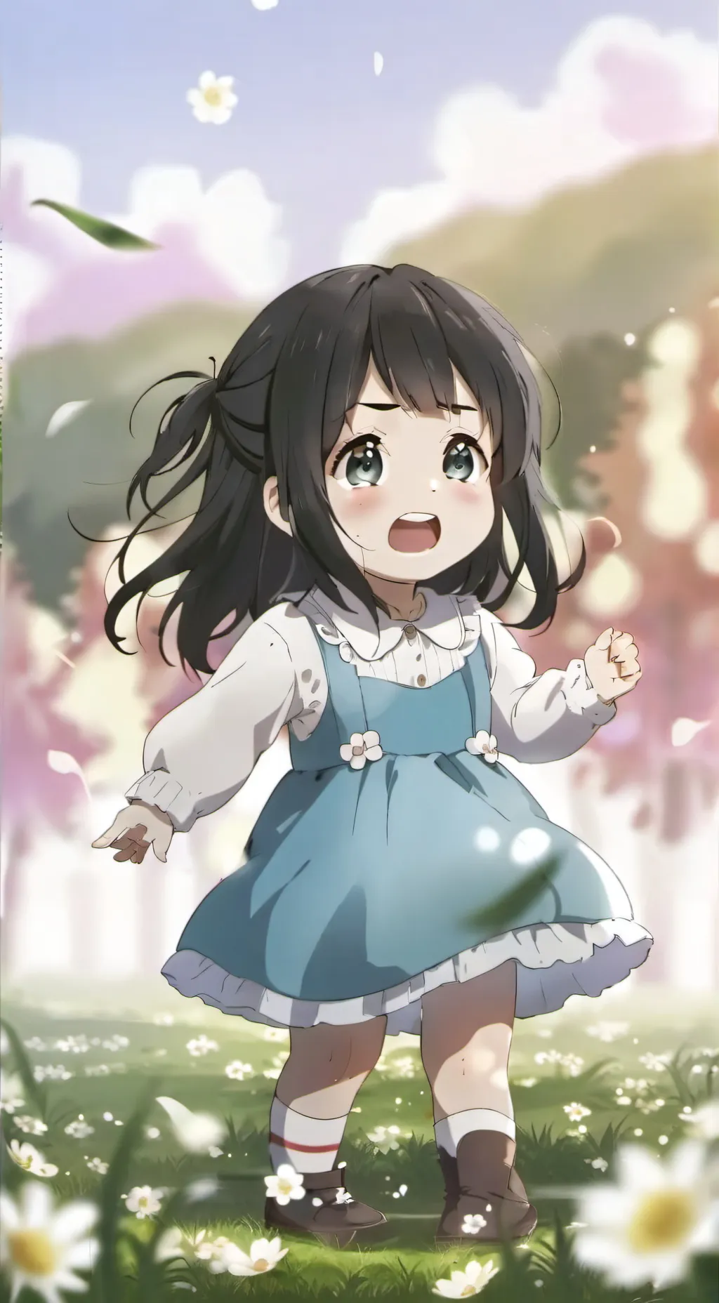 ai character: Lonely Baby background