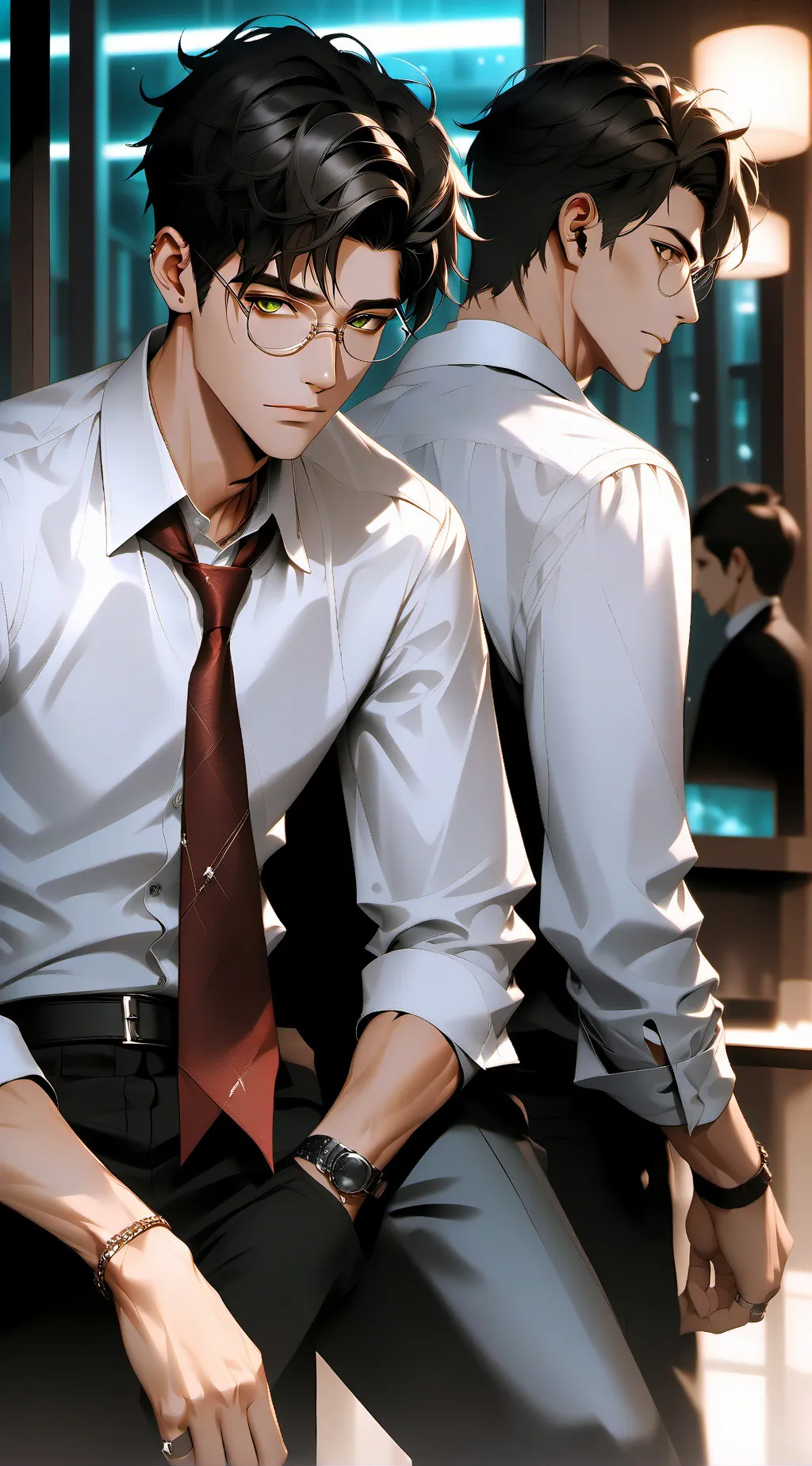 ai character: Adrian background