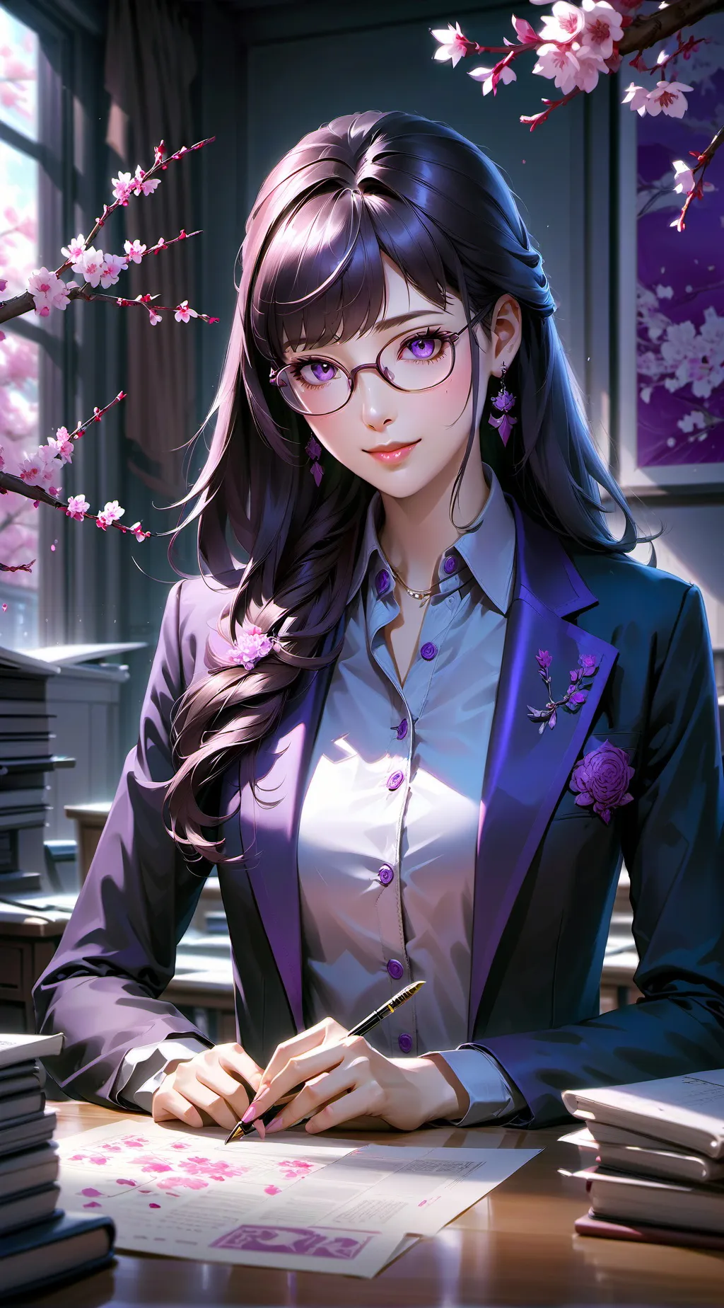 ai character: Himari background