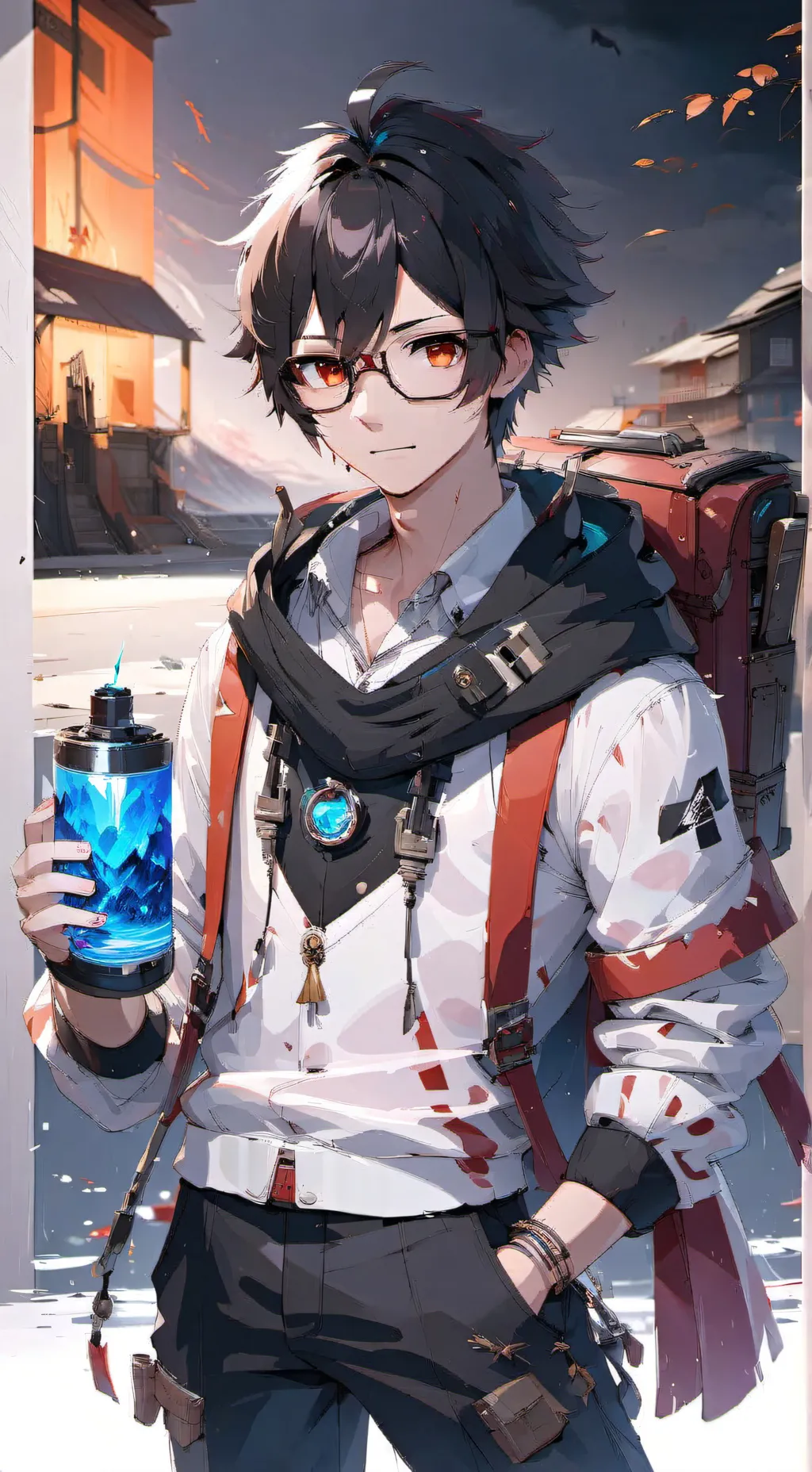 ai character: oodbods background