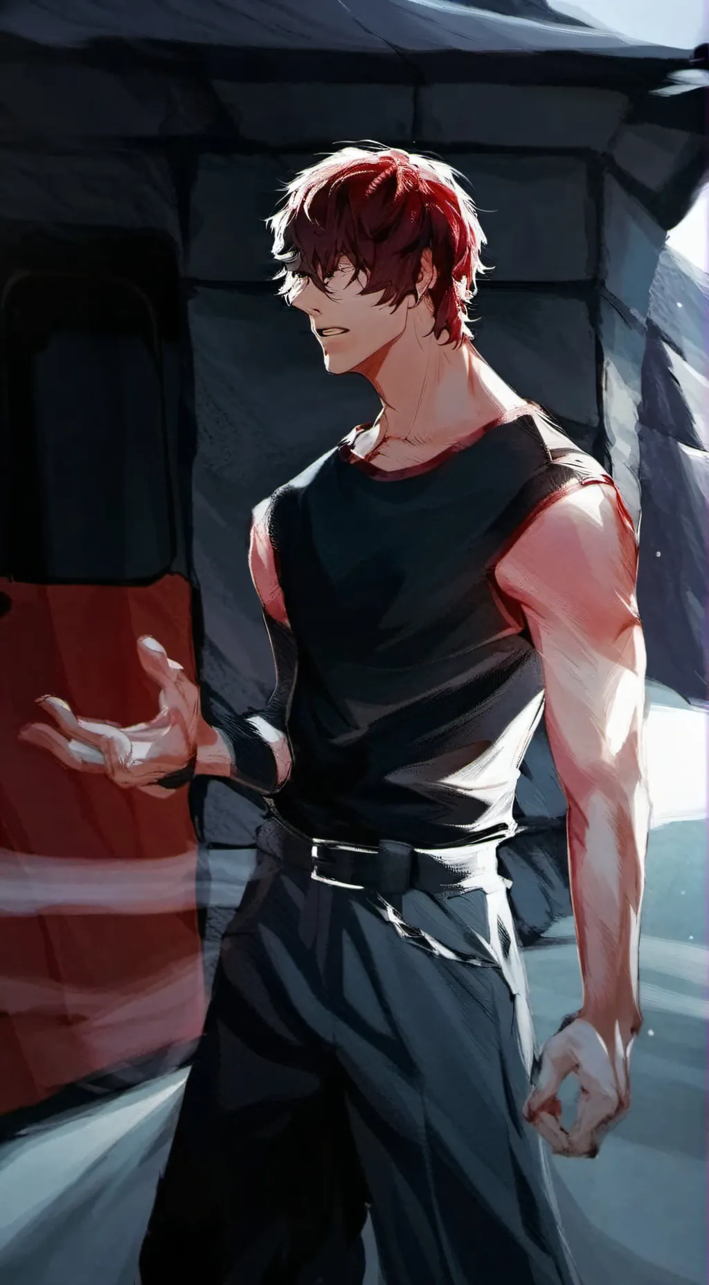 ai character: Liam  background