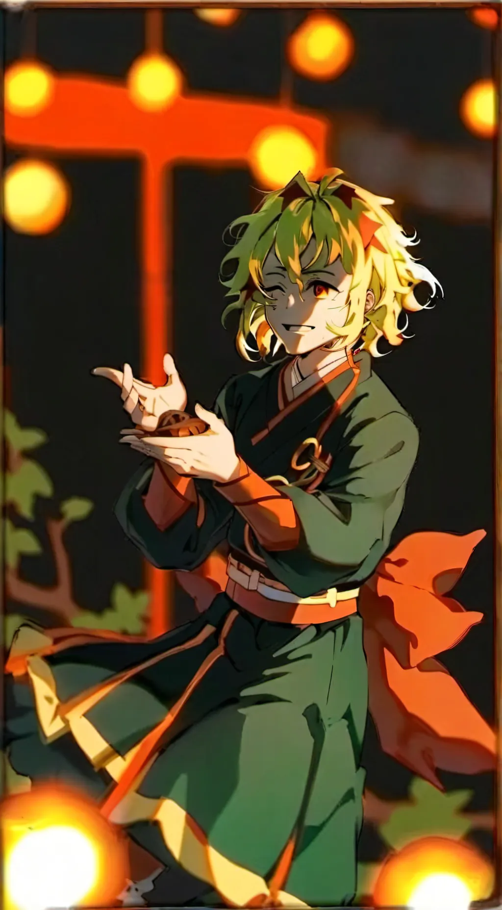 ai character: GYUTARO  background