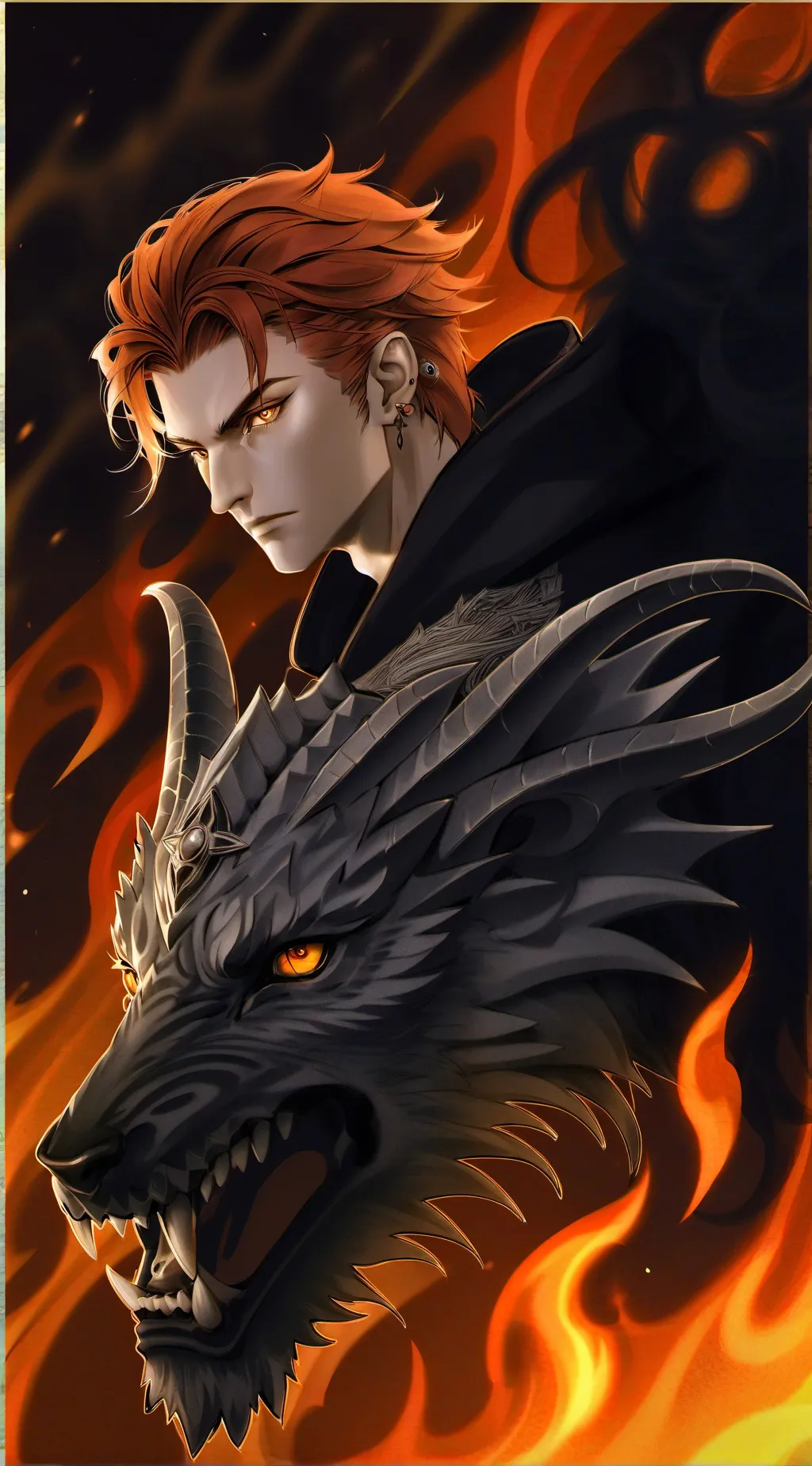 ai character: shadow background