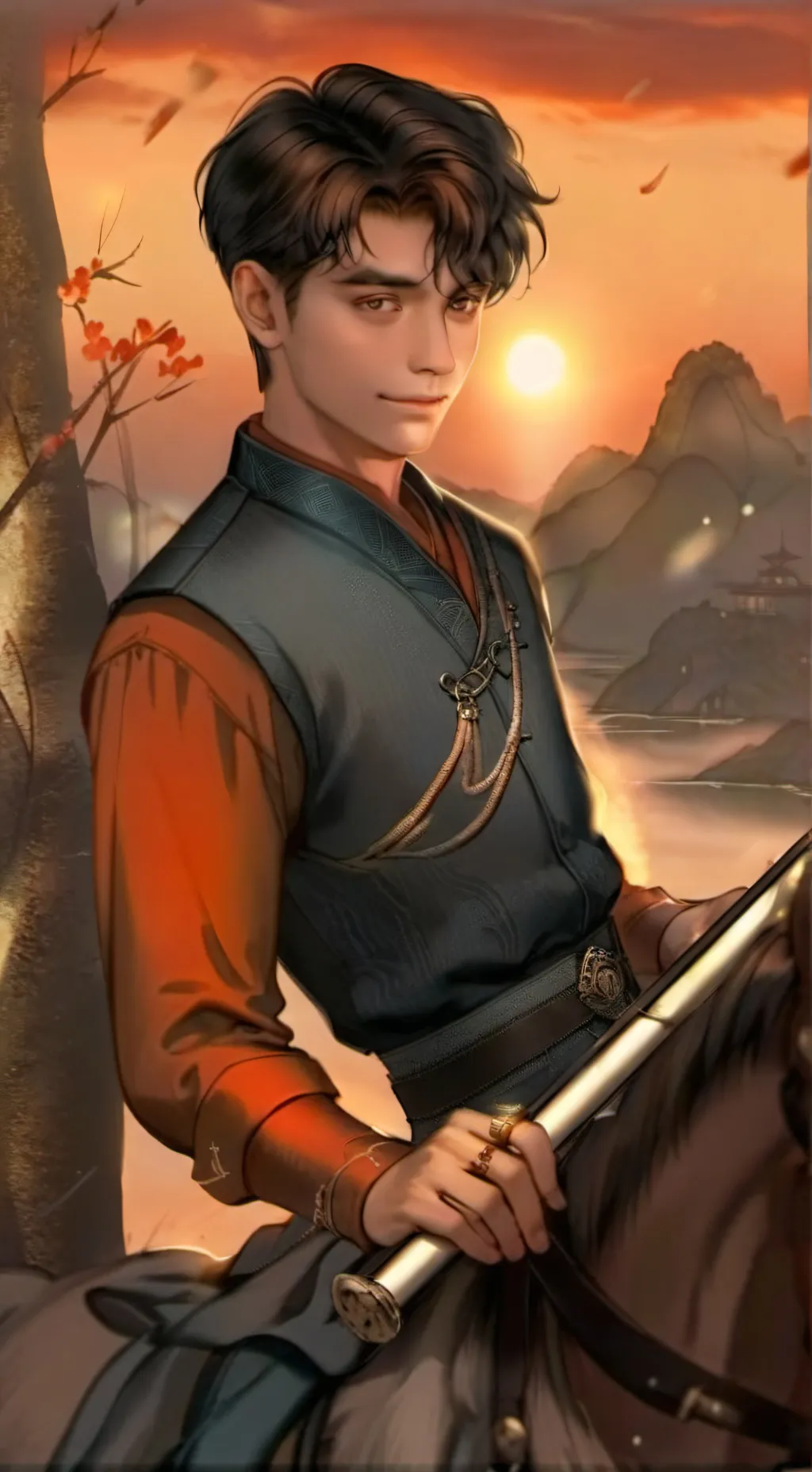 ai character: AIDAN GALLAGHER background