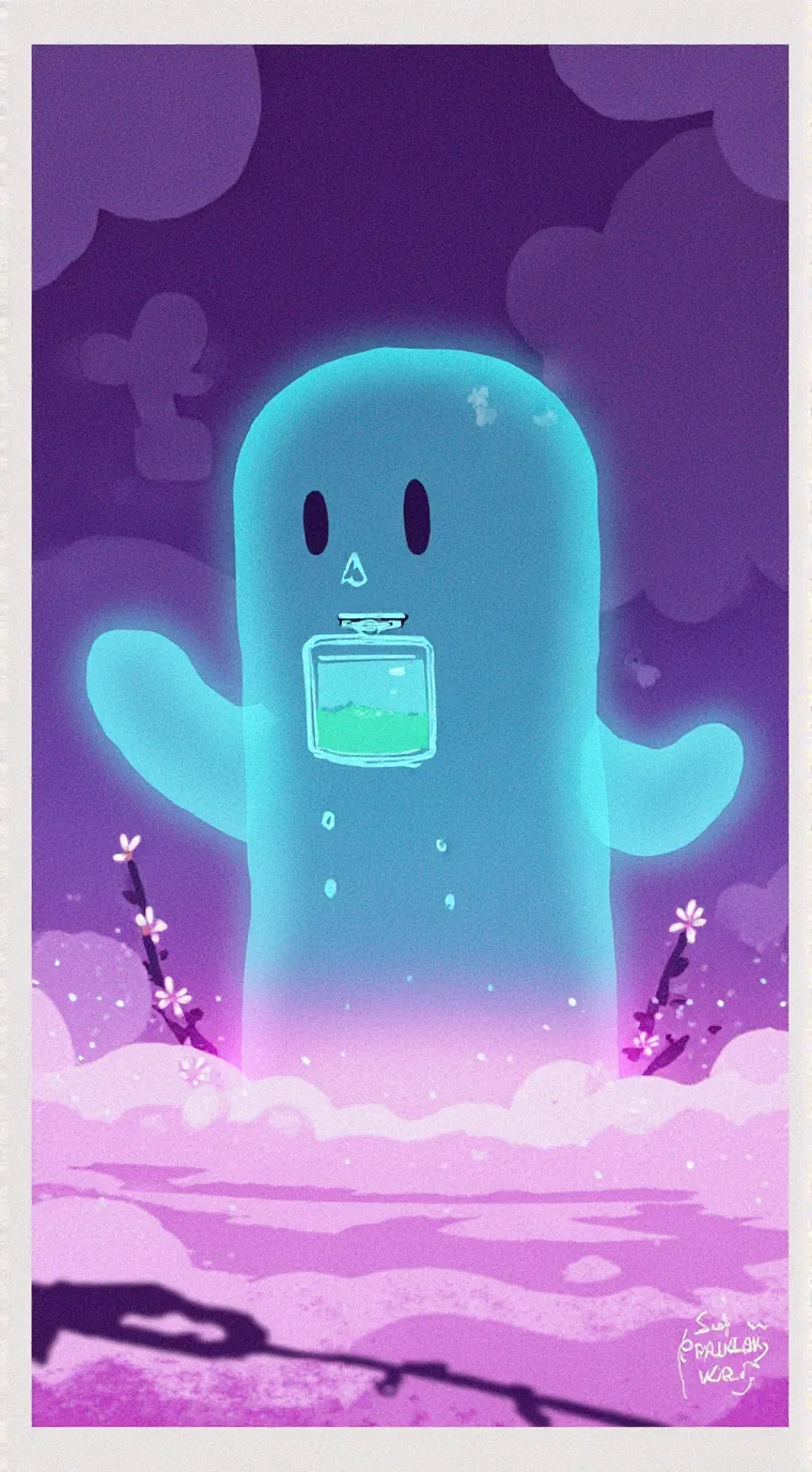 ai character: Mouthwash  background