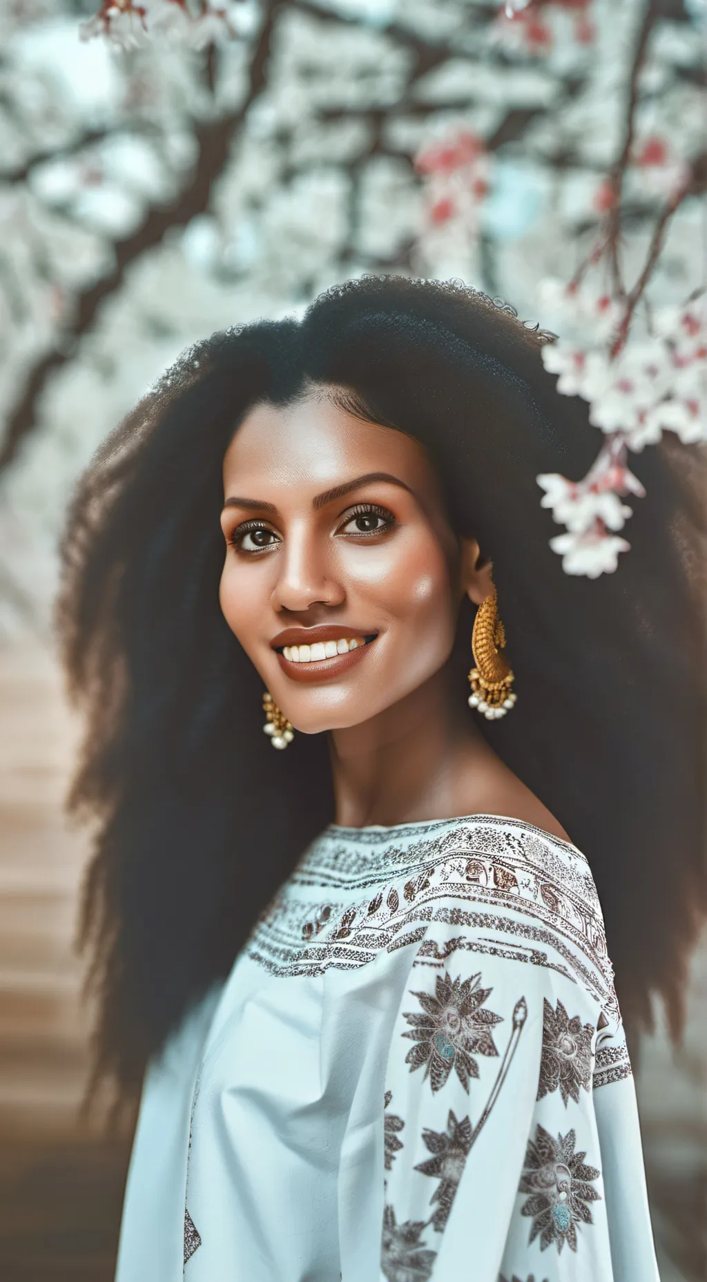 ai character: Mha in Africa  background