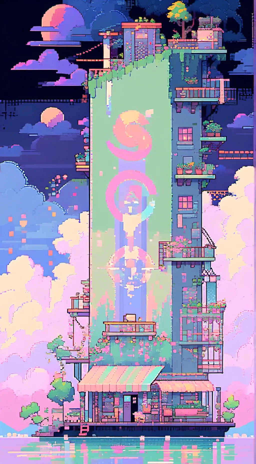 ai character: 🪞GlitsenxBoxten📦 background