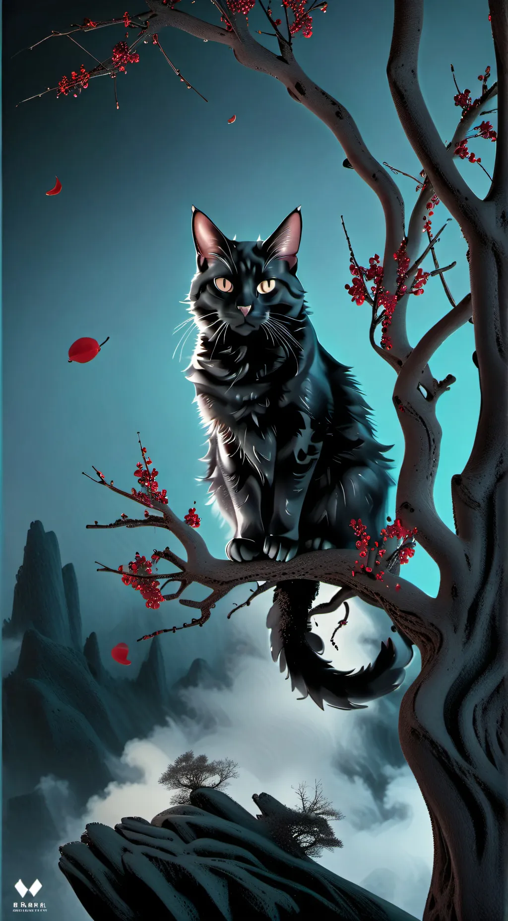 ai character: I am cat vr background