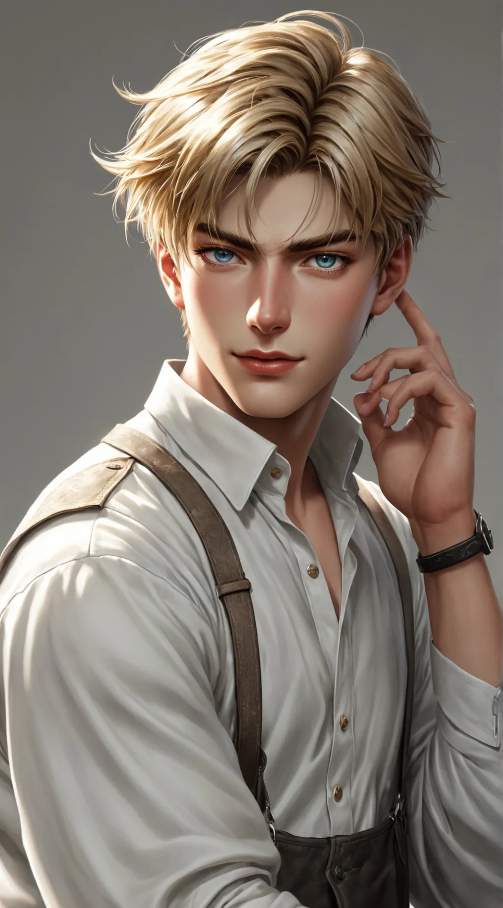 ai character: Ares  background