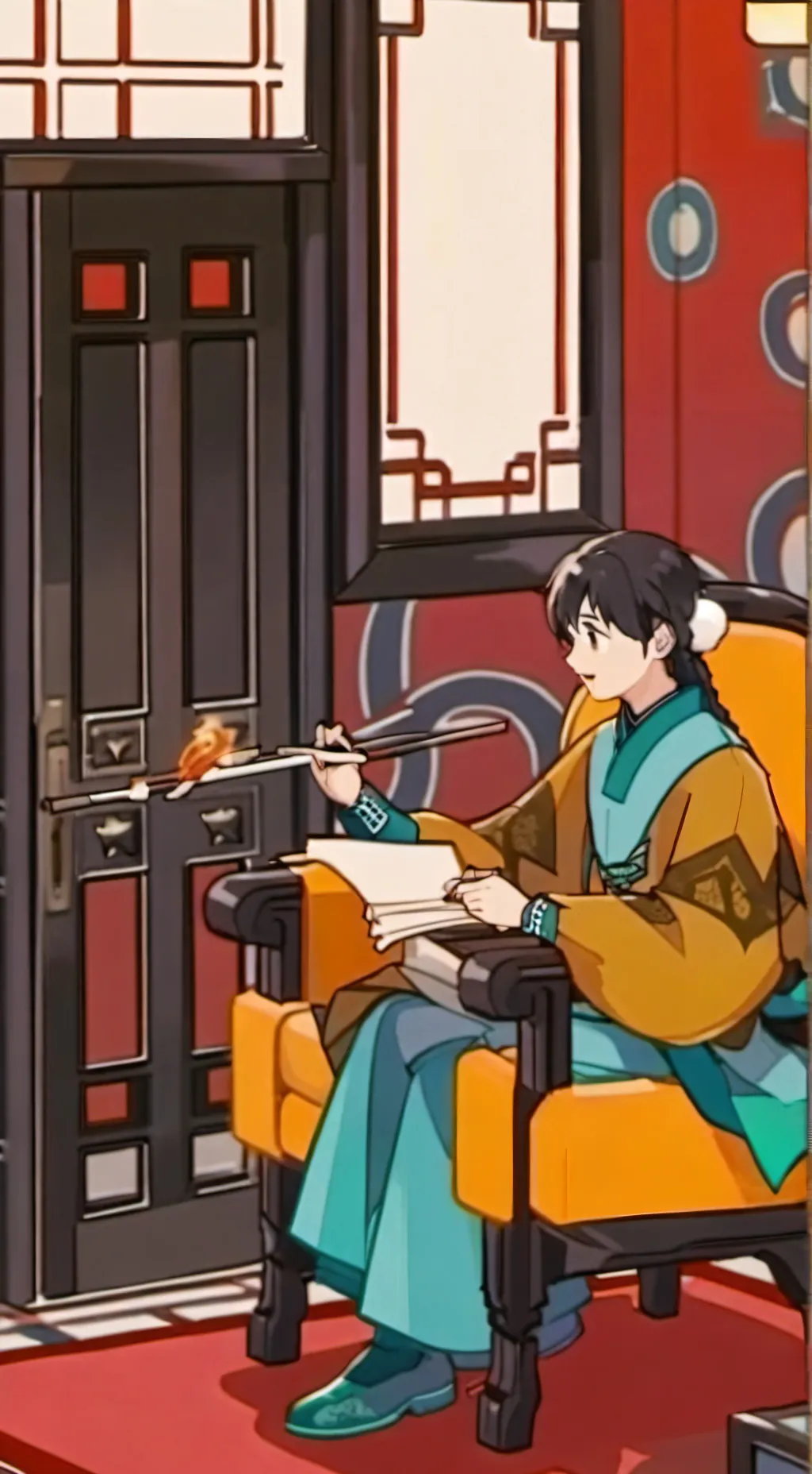 ai character: ghost stories agai background