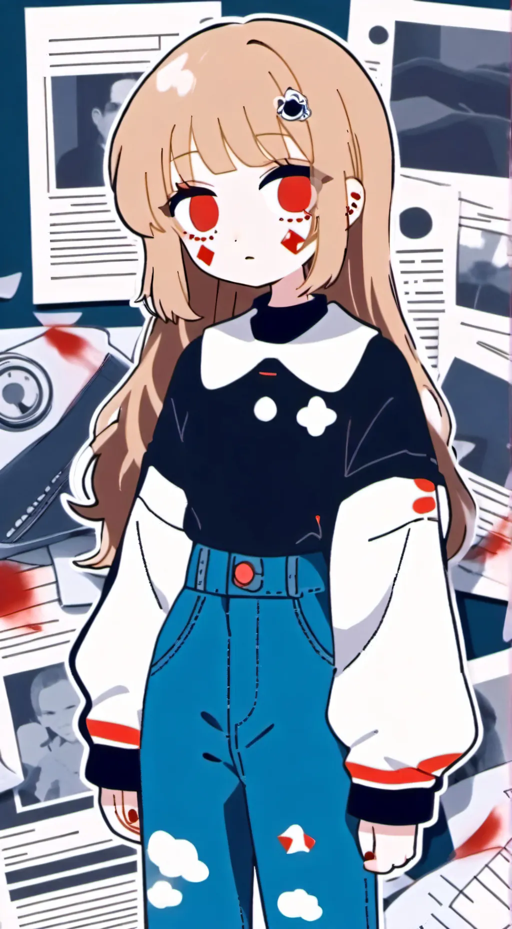 ai character: dream/weirdcore me background