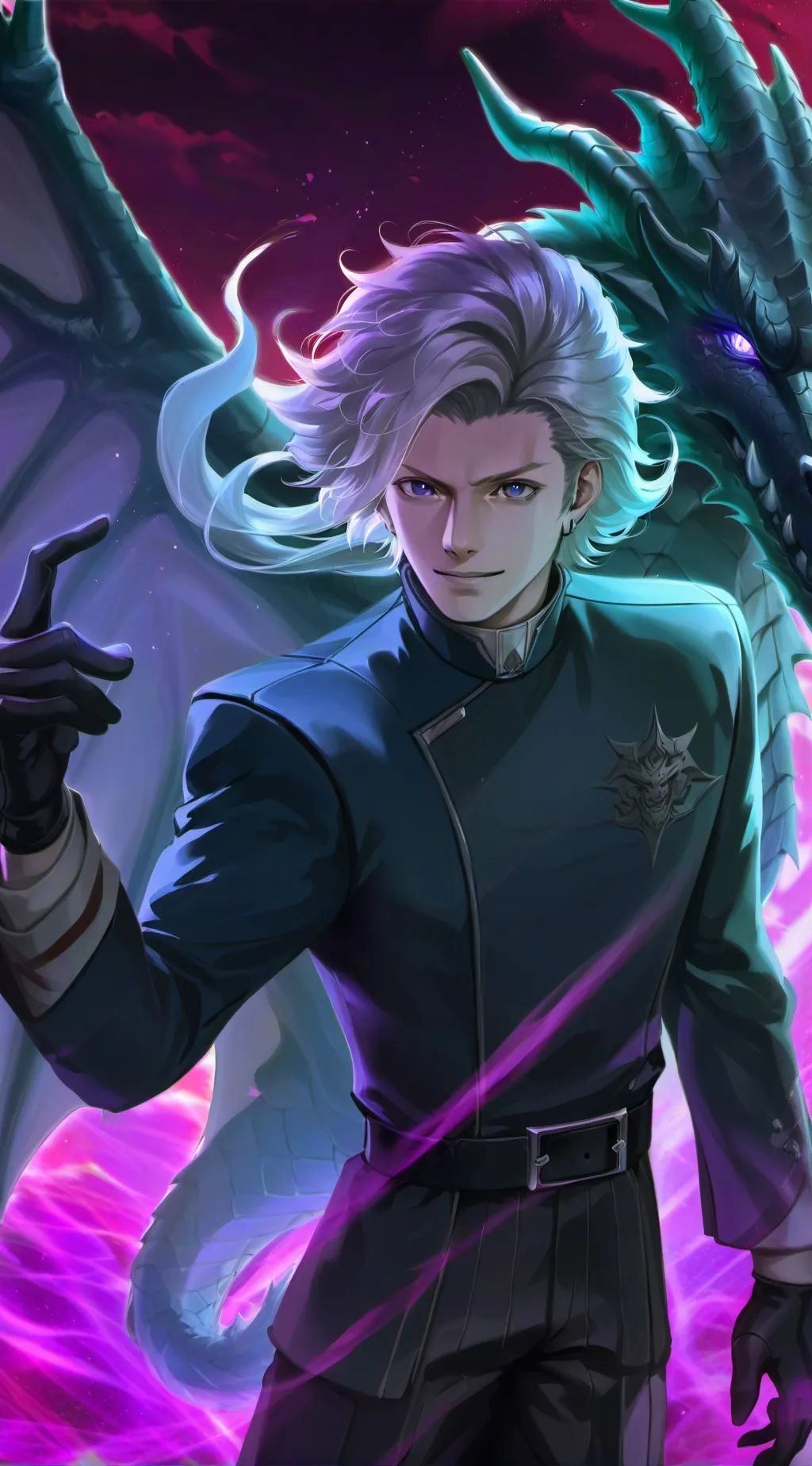 ai character: Pro heroes boys background