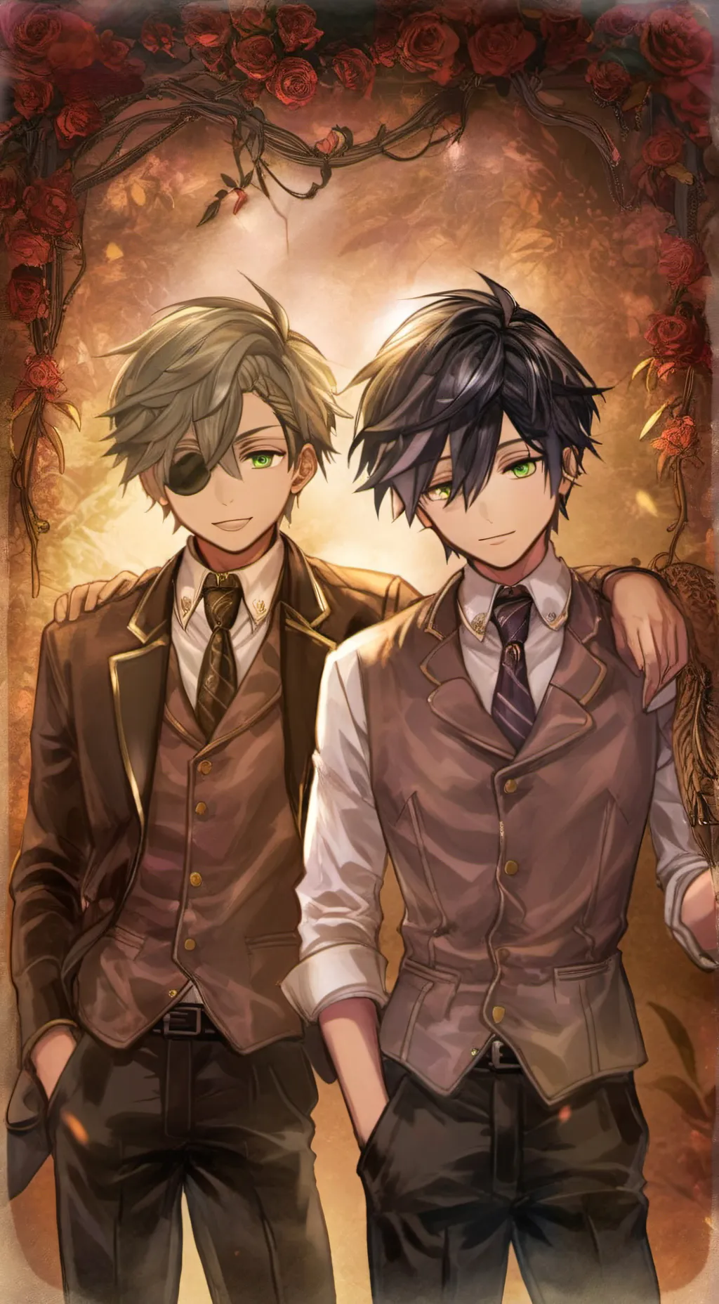 ai character: Kenji & Moshia background