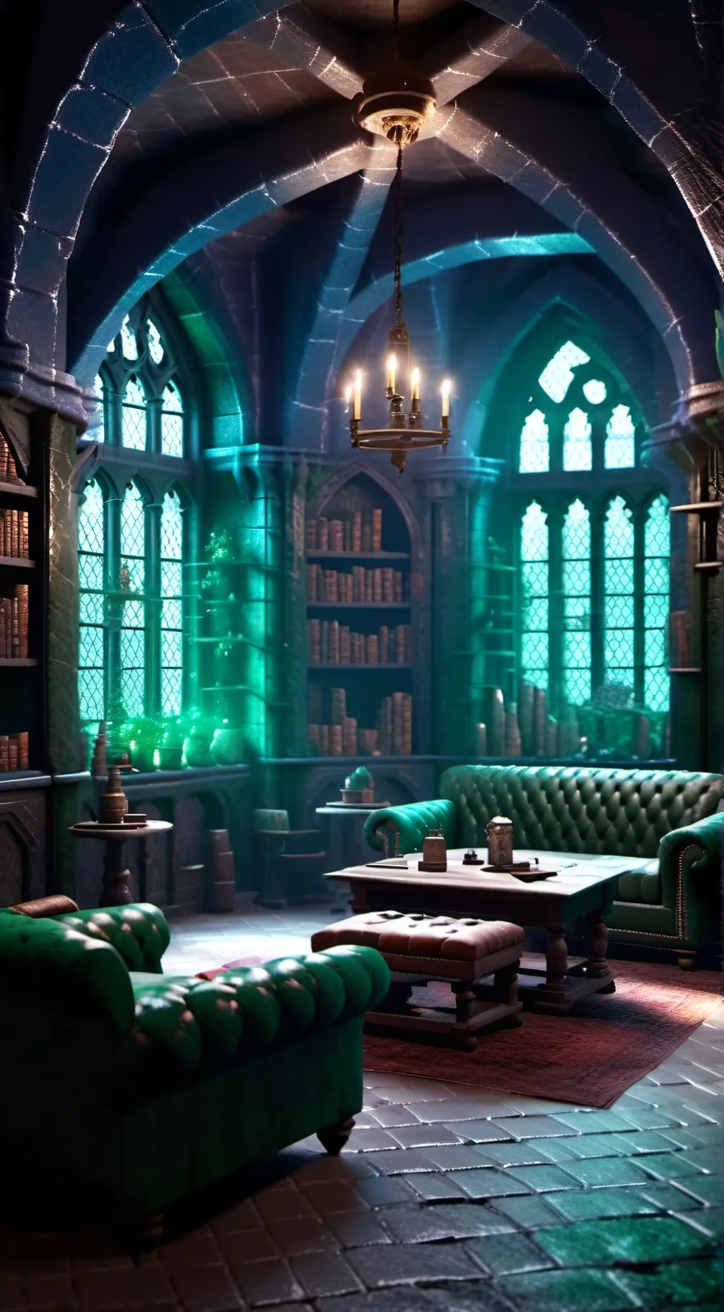 ai character: Slytherin Gang 2 💚 background