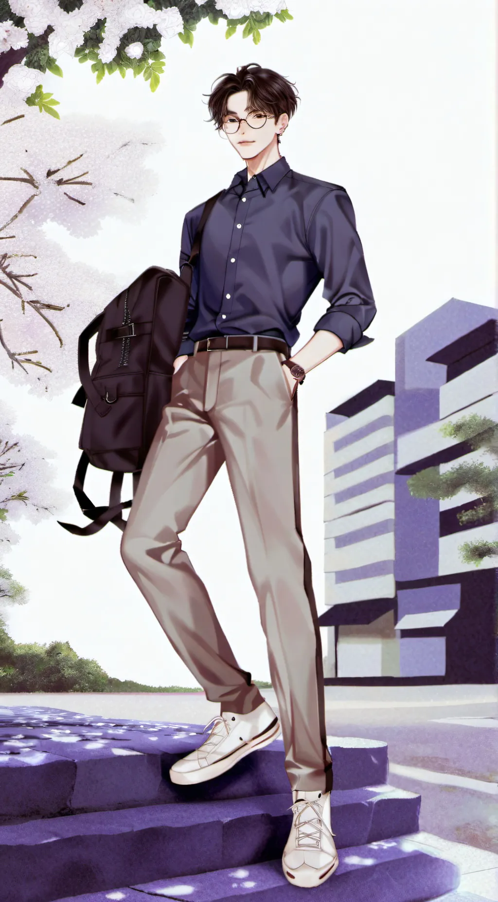 ai character: Enzo  background