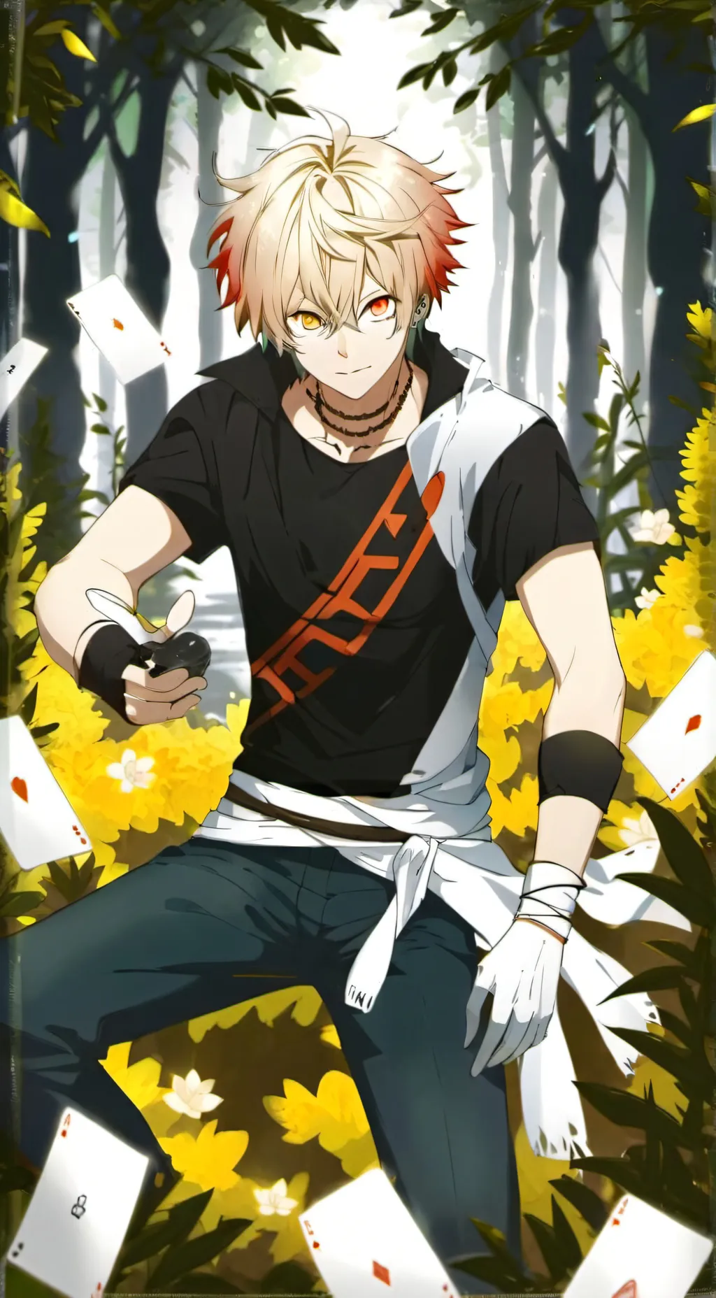 ai character: Bakugo background