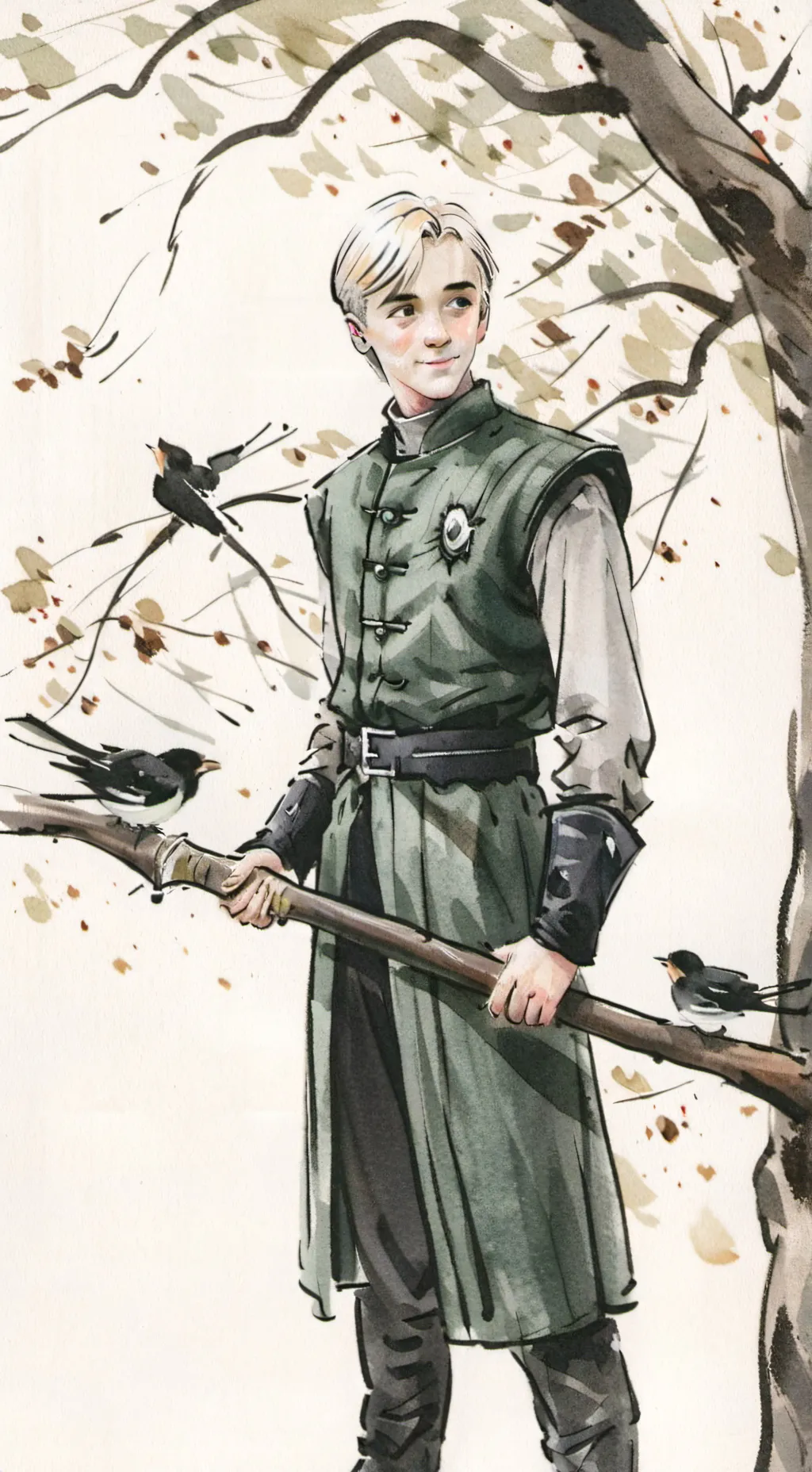 ai character: Draco Malfoy  background