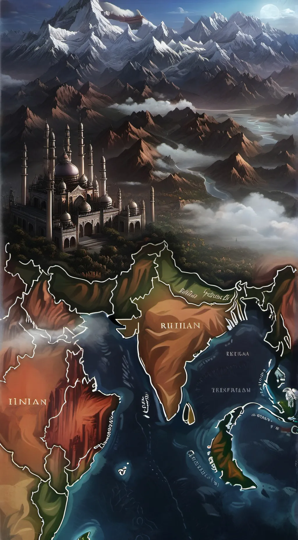 ai character: India  background