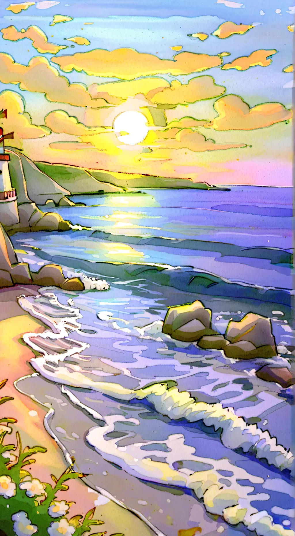 ai character: Berry Avenue background