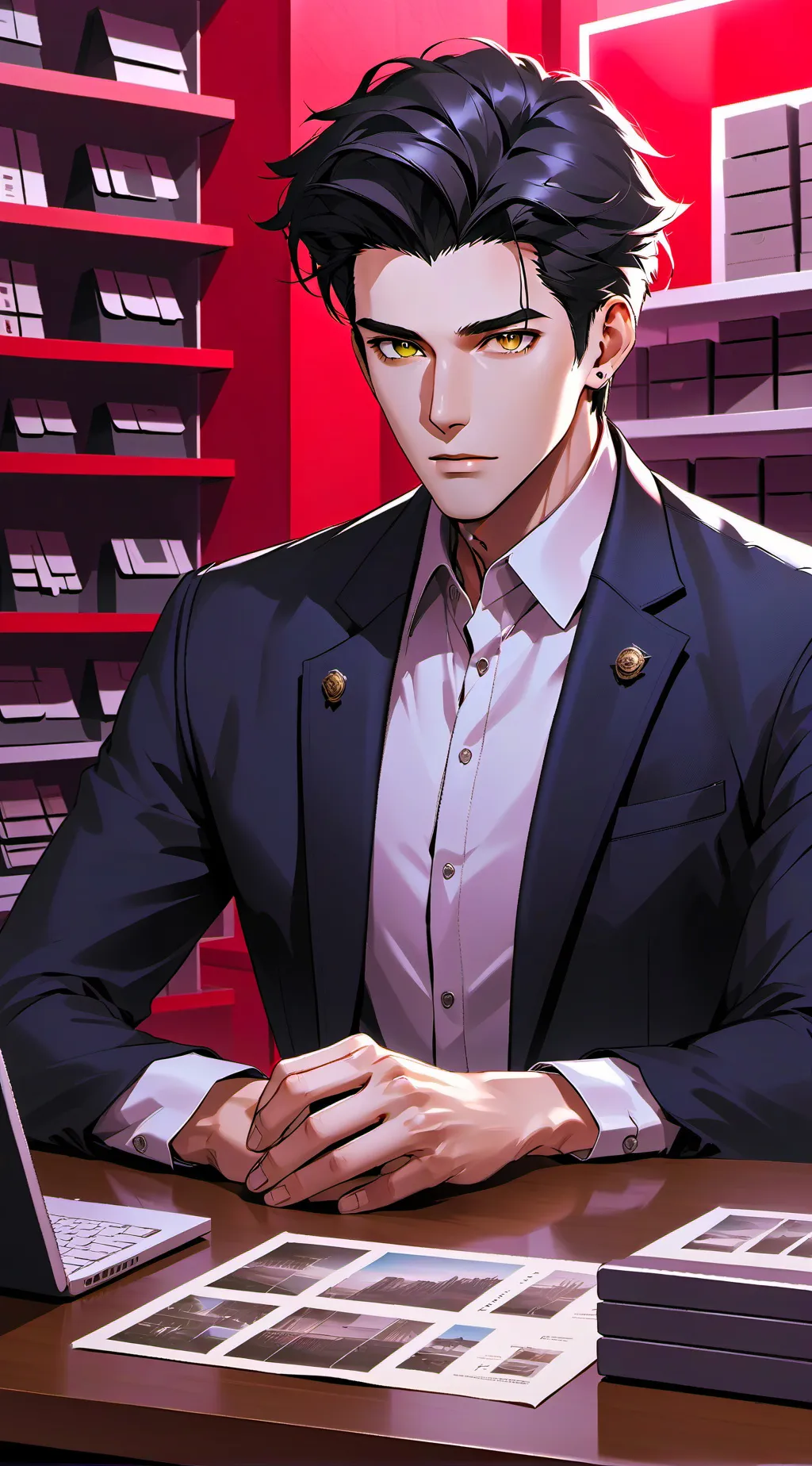 ai character:  señor  tienda🤑🍷 background