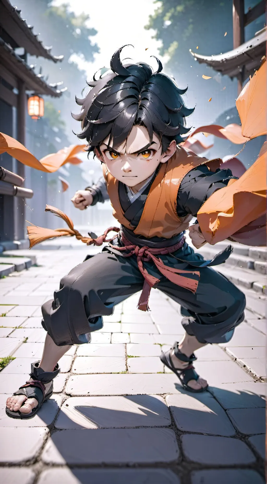 ai character: HASHIRAS SLEEPOVER background