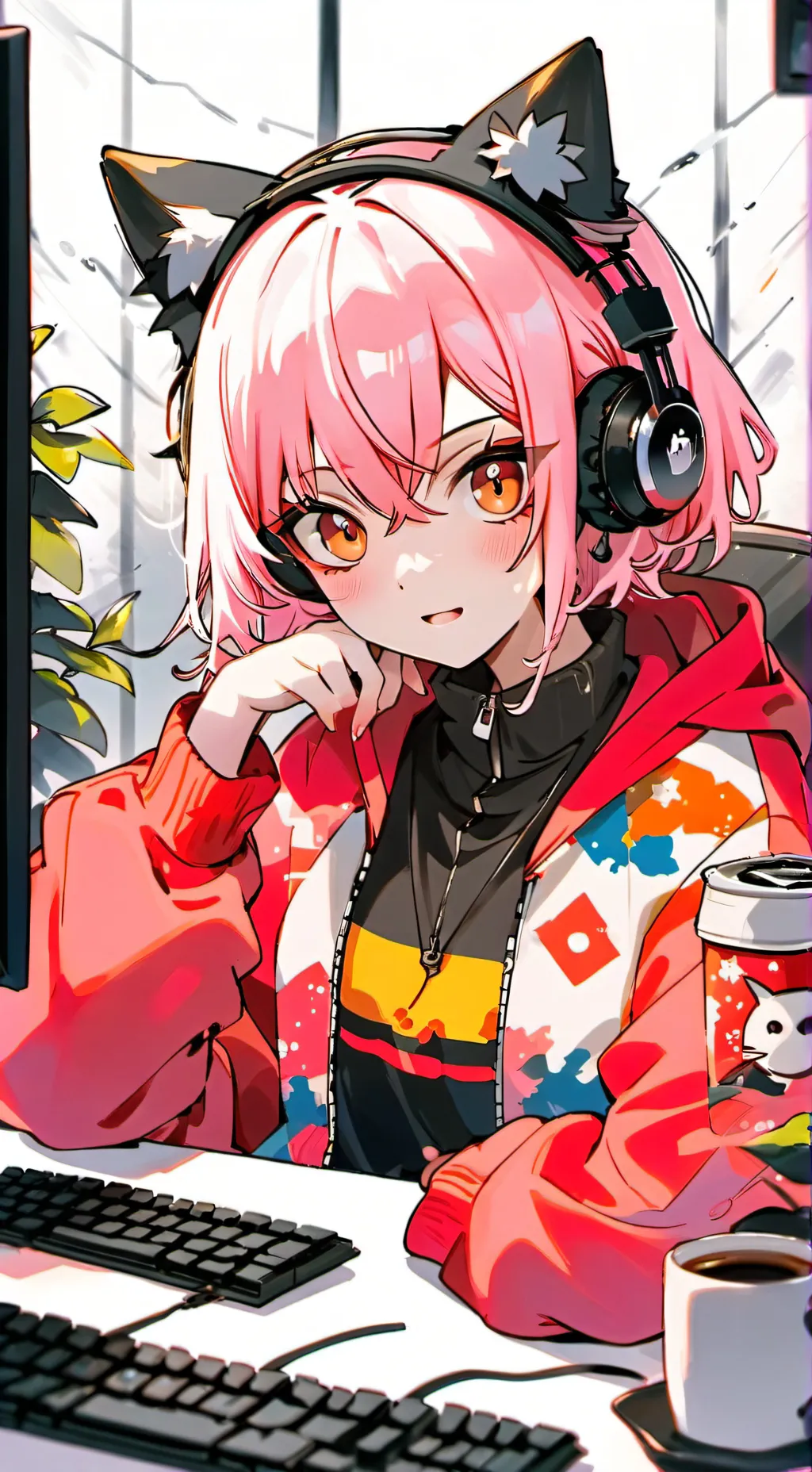 ai character: Mika.exe background