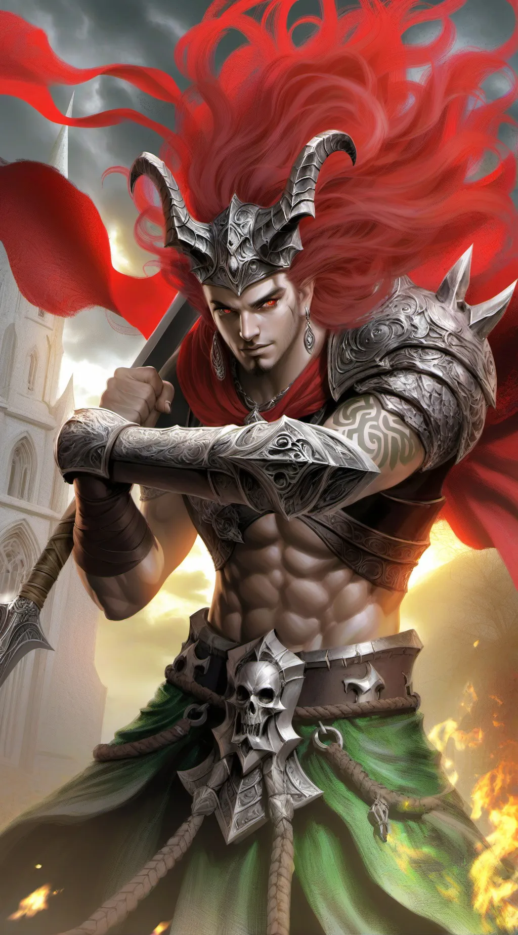 ai character: Devil background