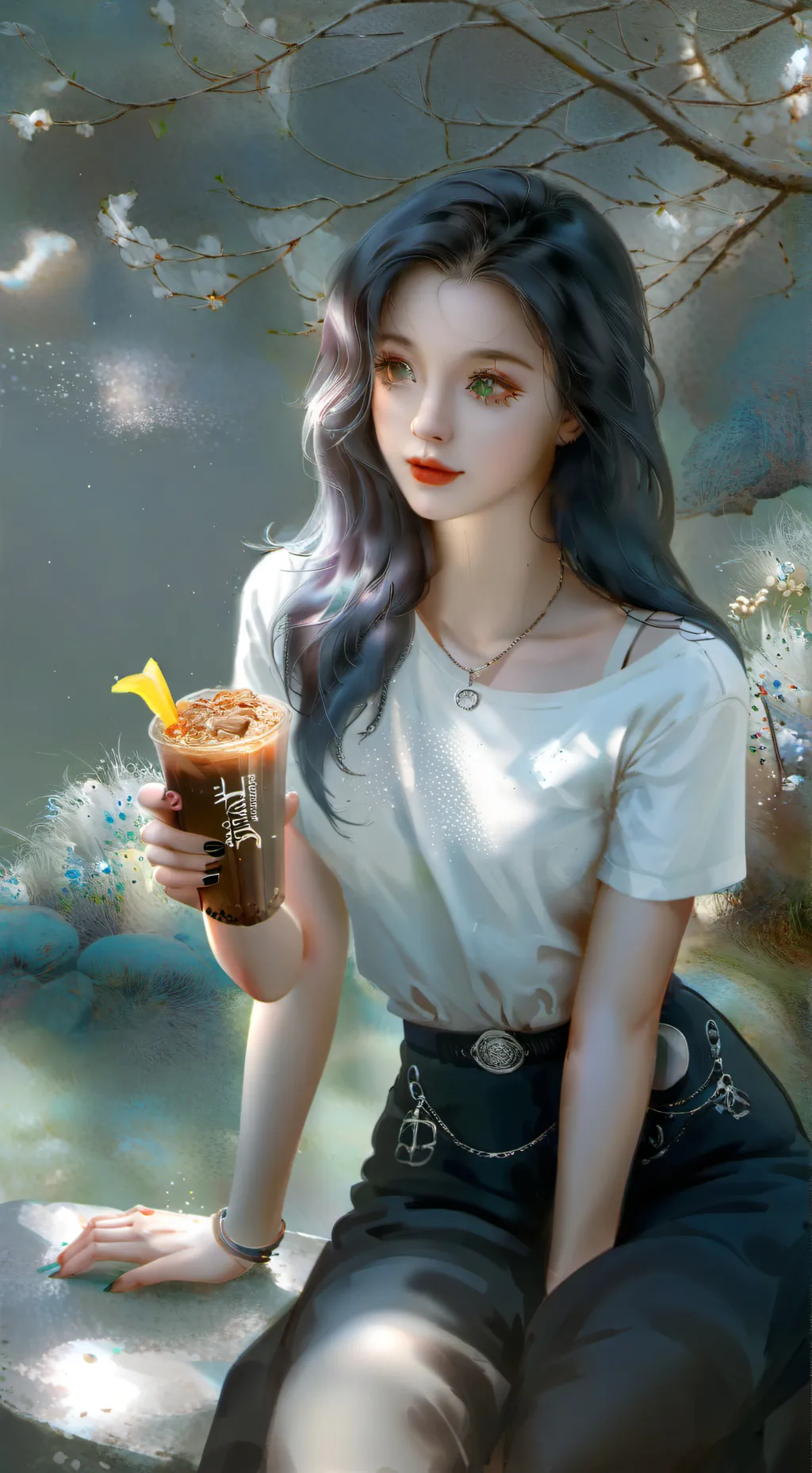 ai character: 👉💫Isha💫👈 background