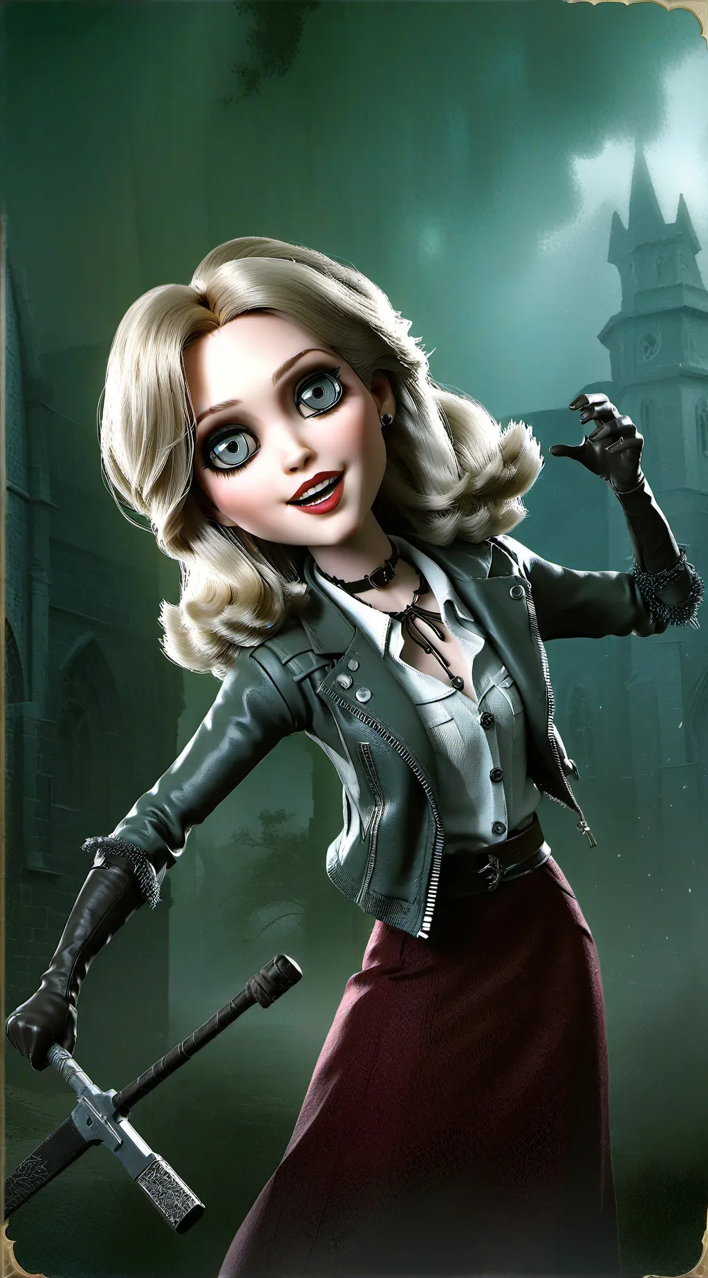 ai character: Tiffany Valentines background