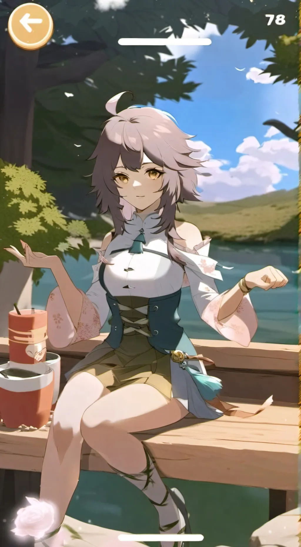 ai character: você quebrou o pe background