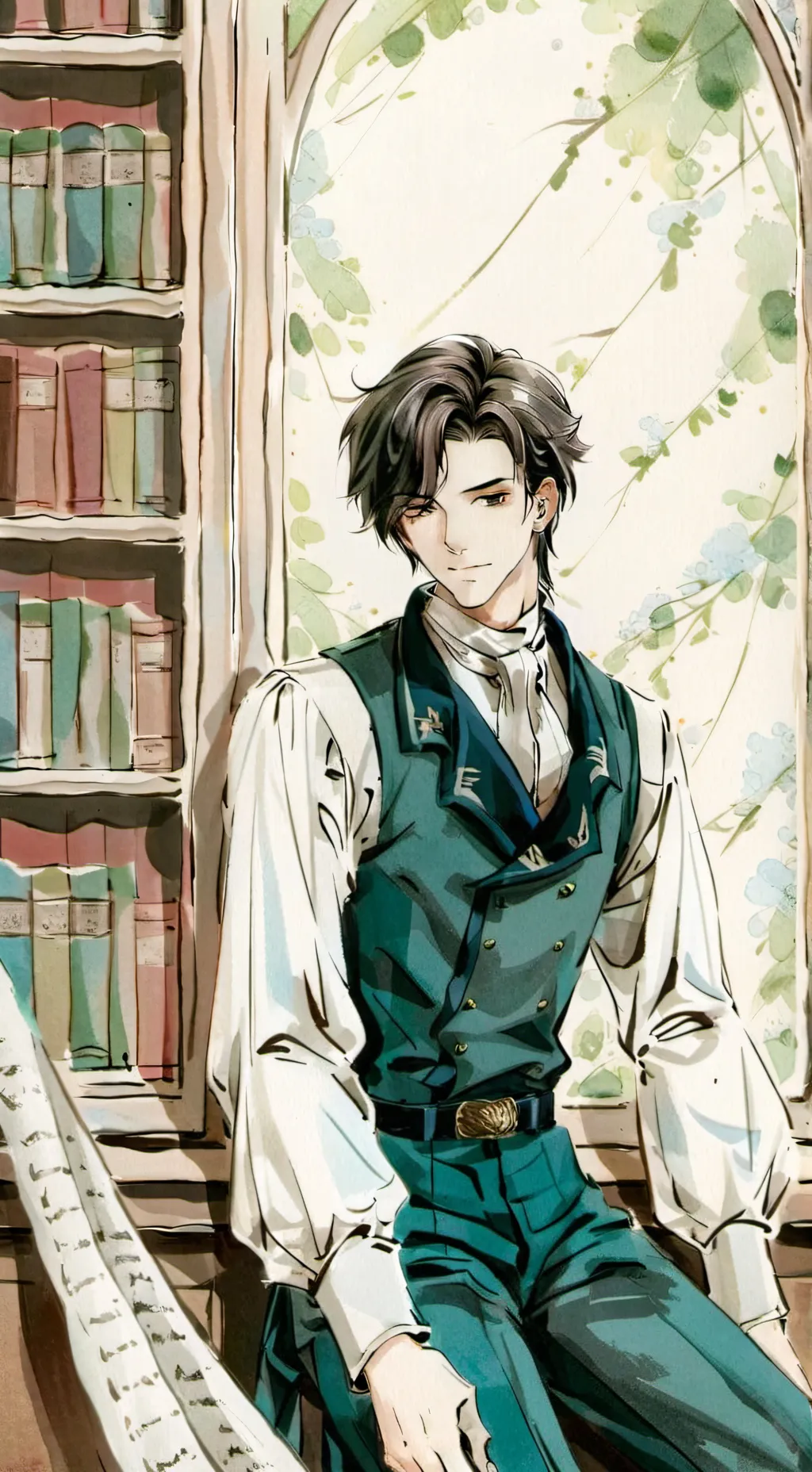 ai character: Gabriel  background