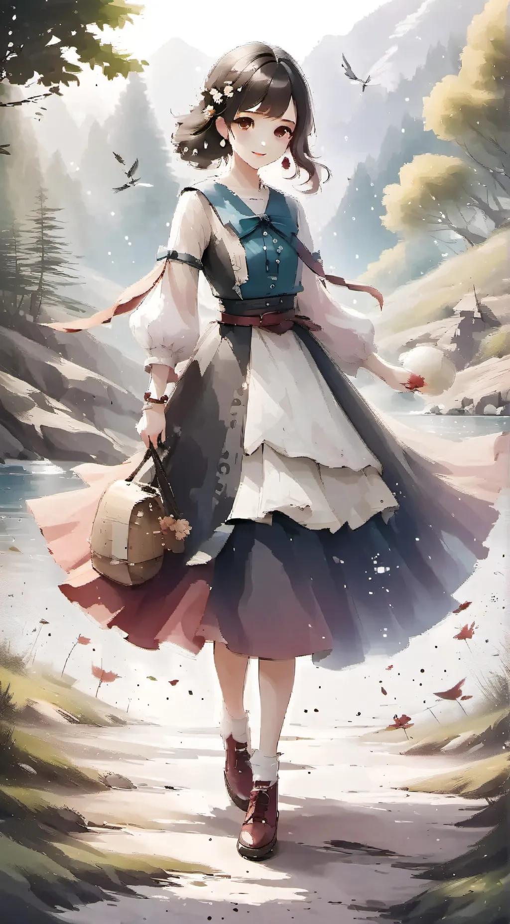 ai character: Emily the pick me background