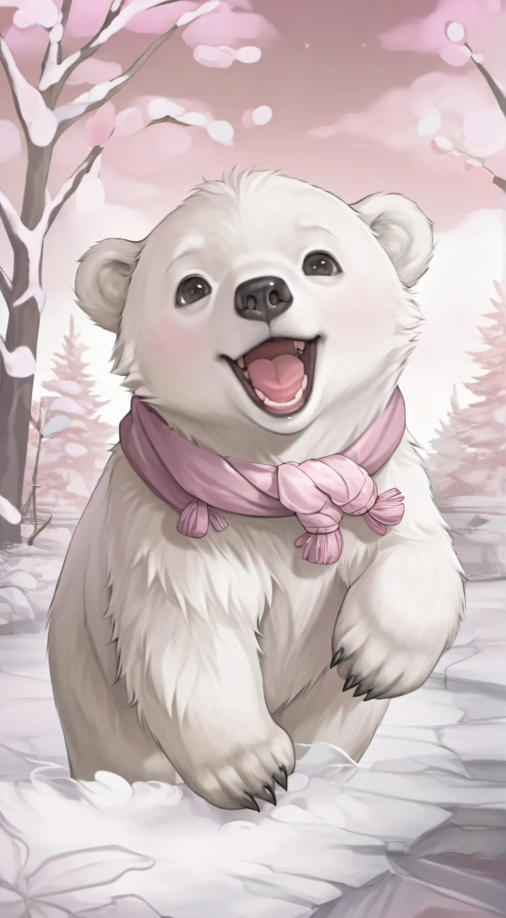 ai character: Luna Snowpaw background