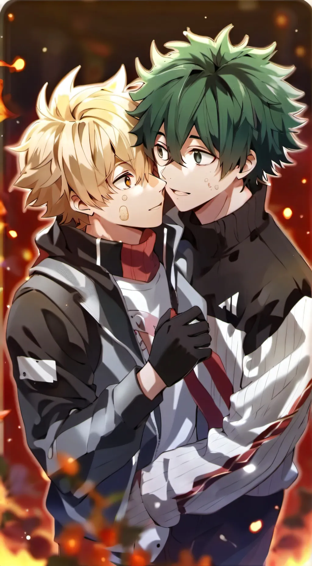 ai character: Bakugo  background