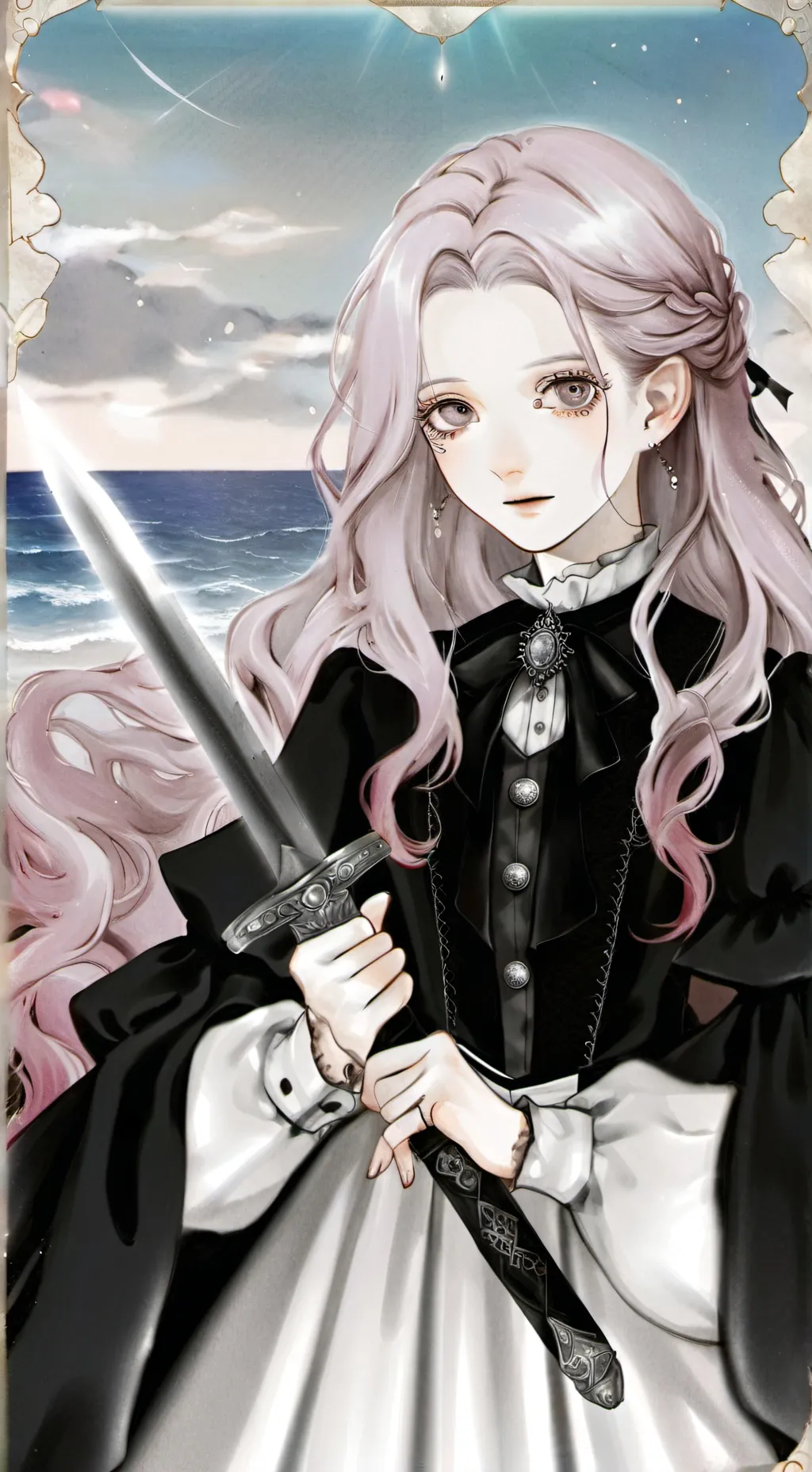 ai character: Pinki pie background