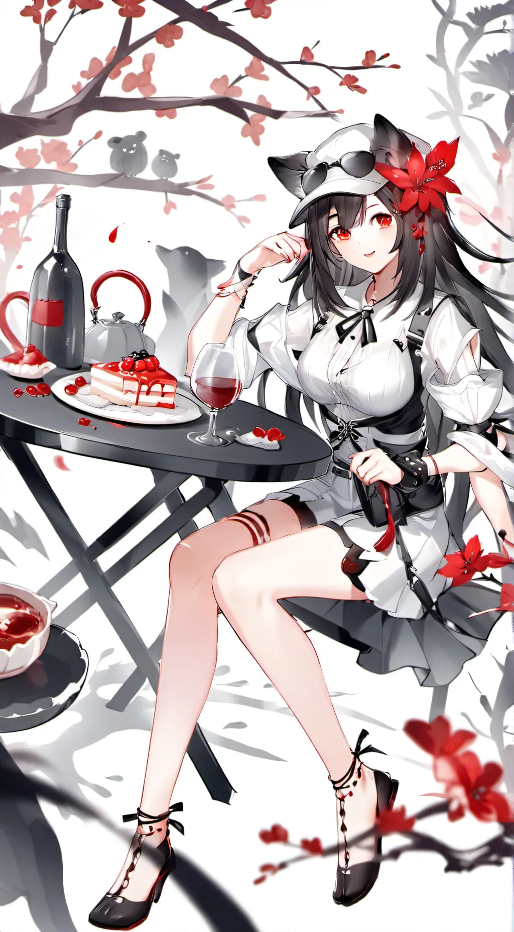 ai character: shape shifter  background