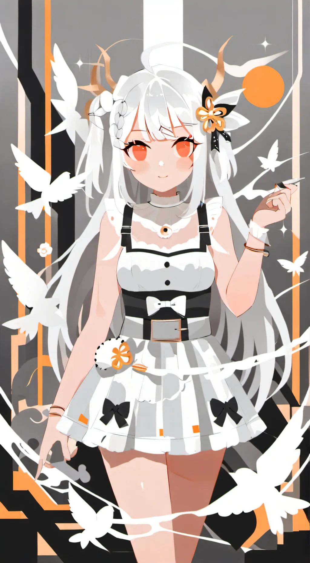 ai character: moon 🌙 background