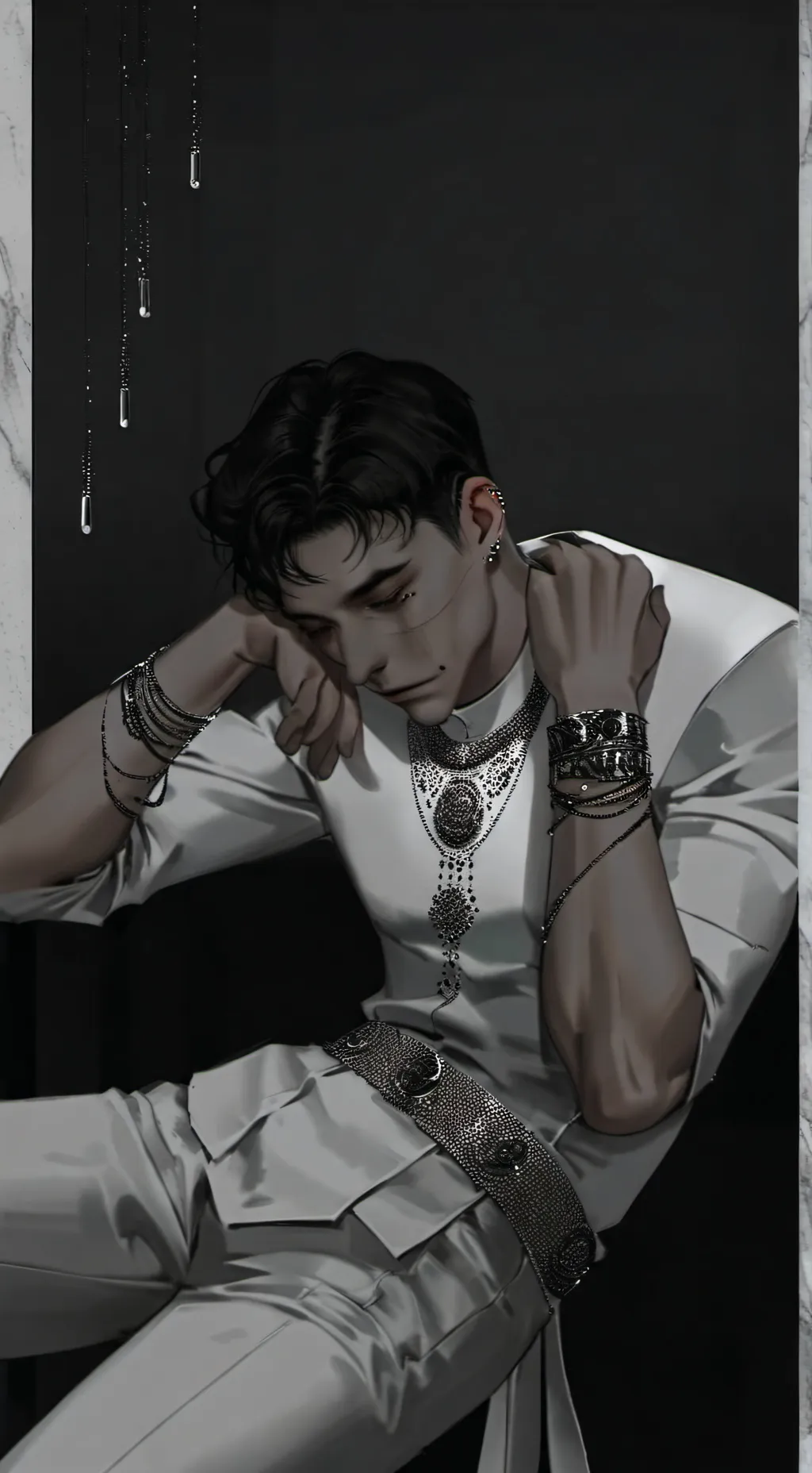 ai character: Levi  background