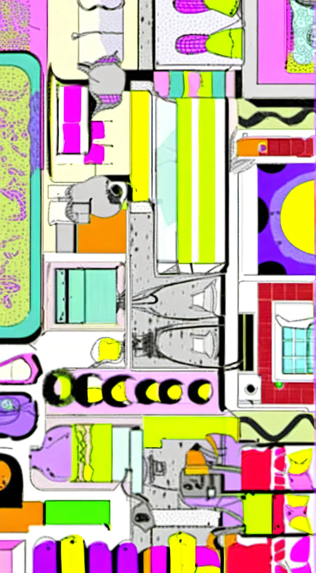 ai character: Sprunki world  background