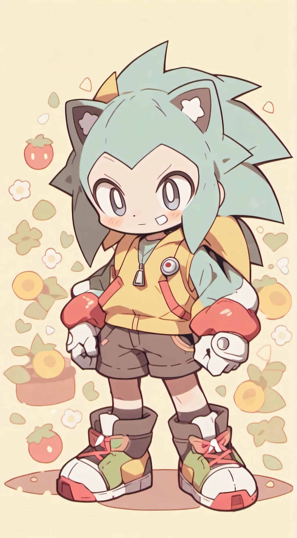 ai character: Sonic (agst) background