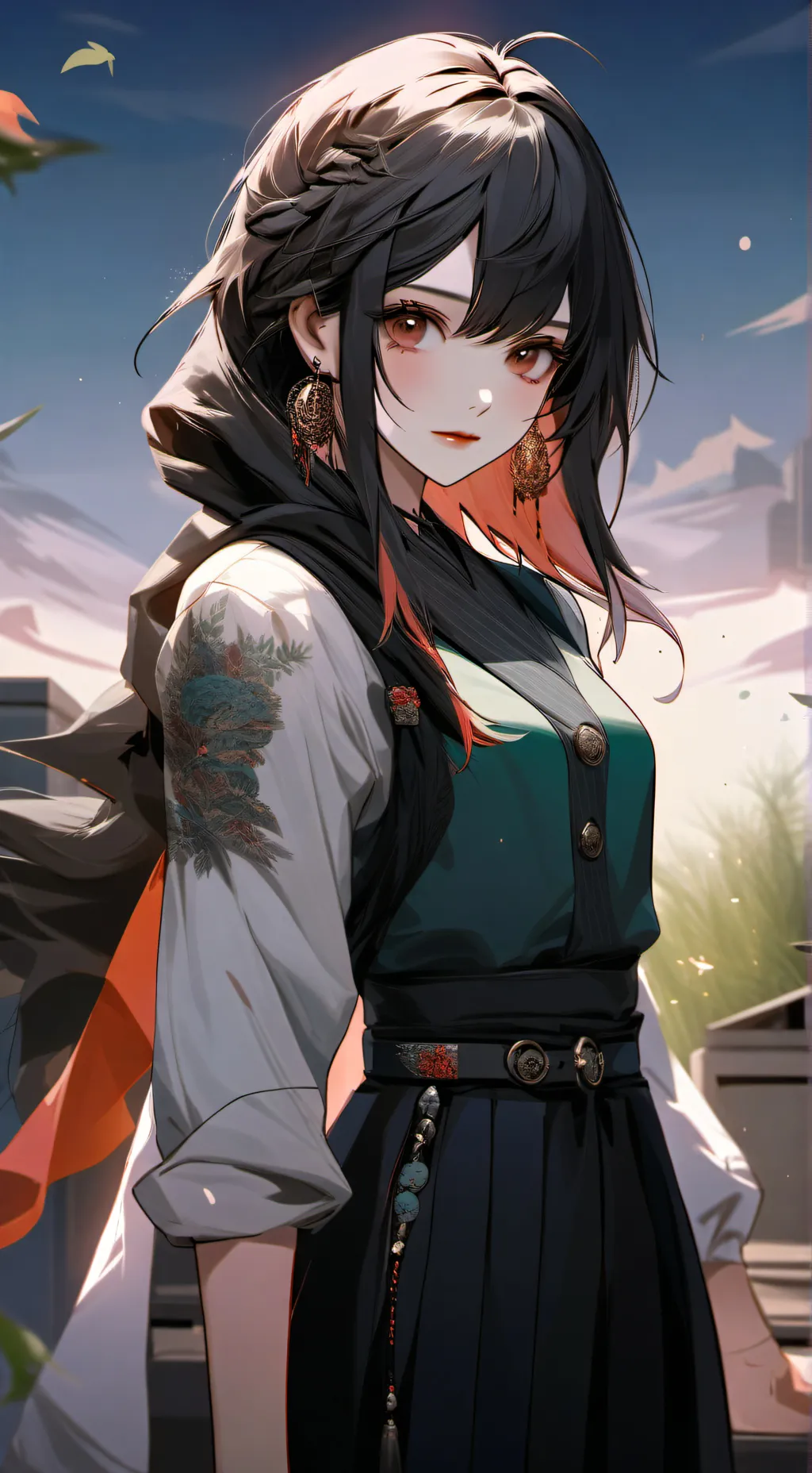 ai character: manzana🍎 xd background