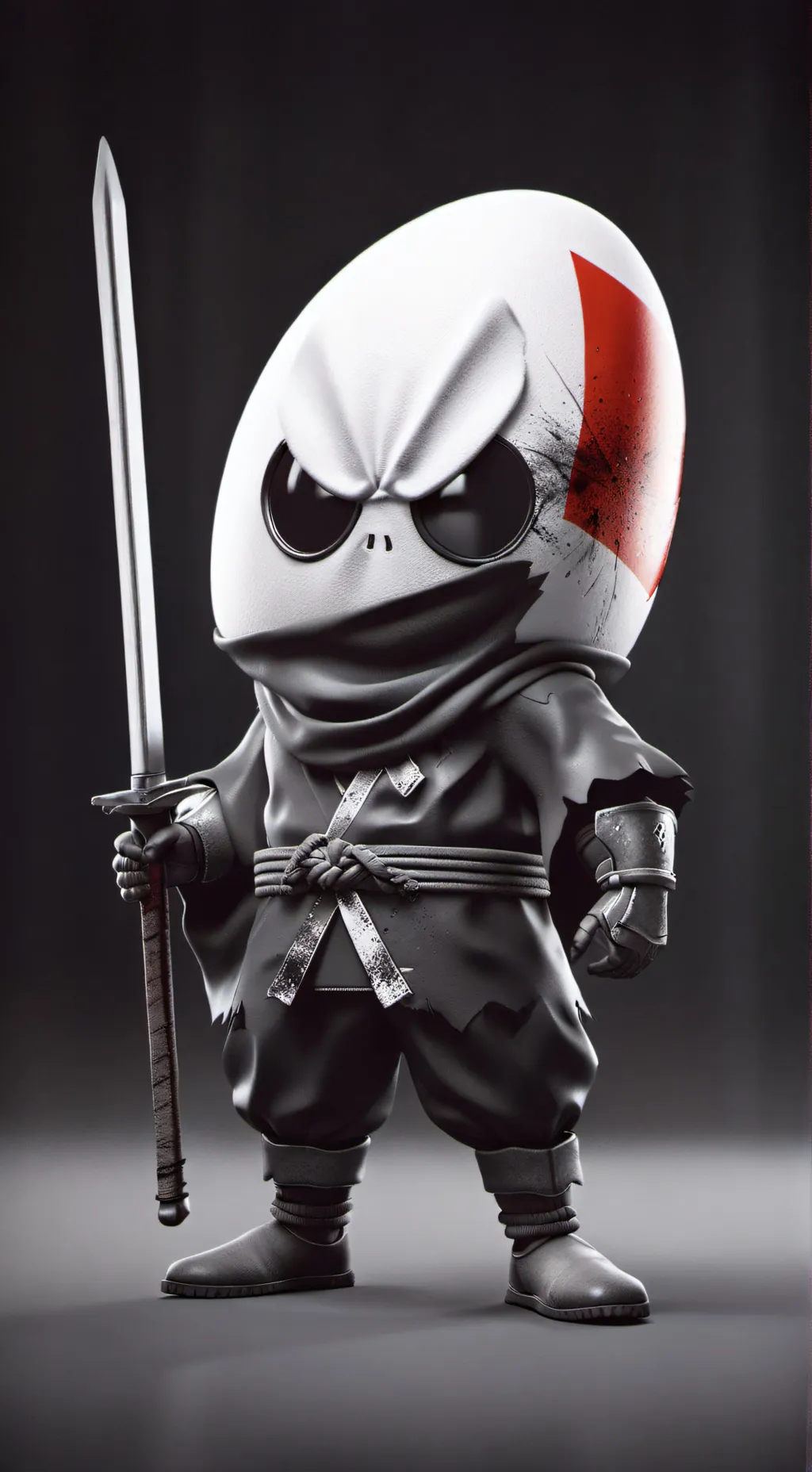 ai character: Braised egg bully background