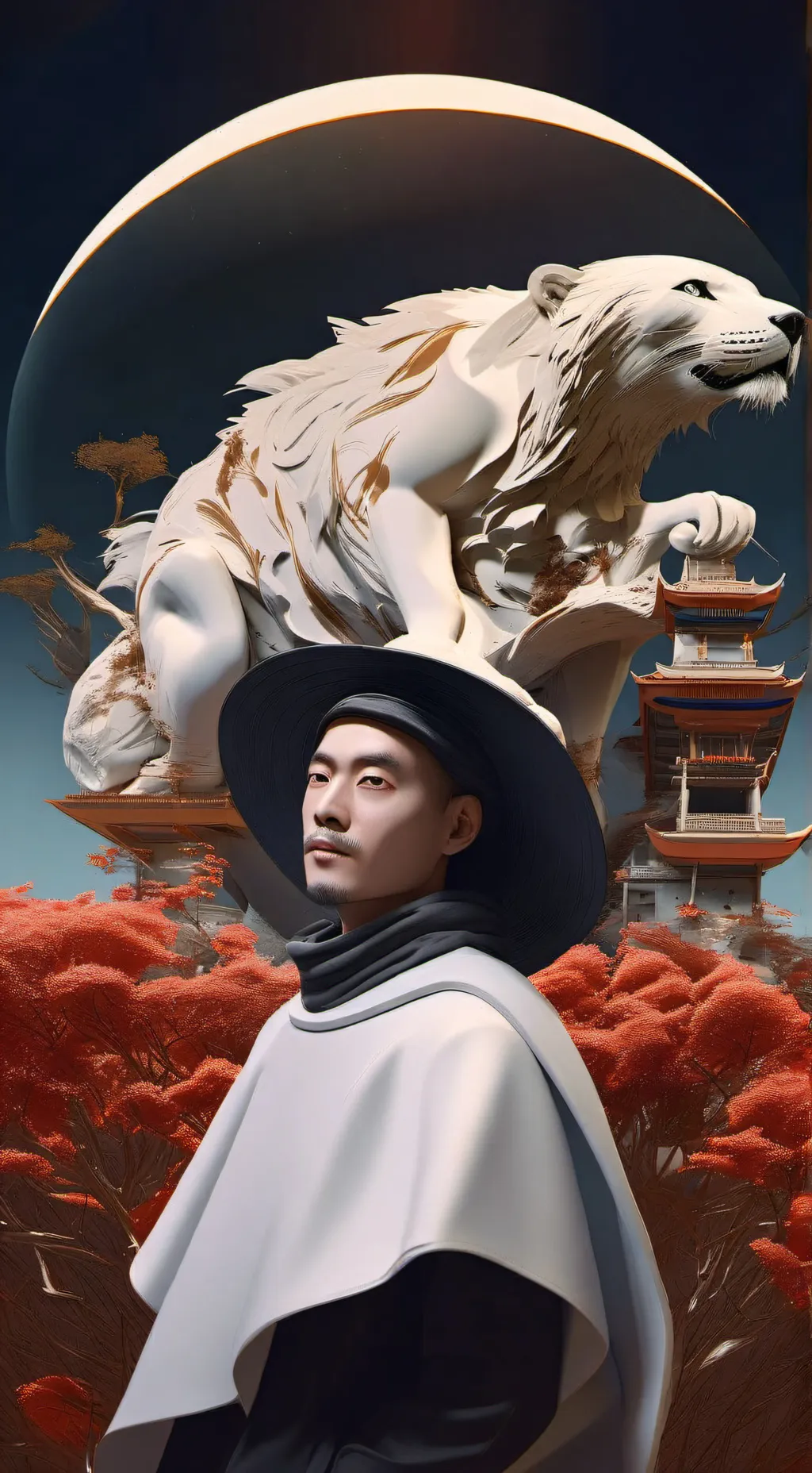 ai character: friends background