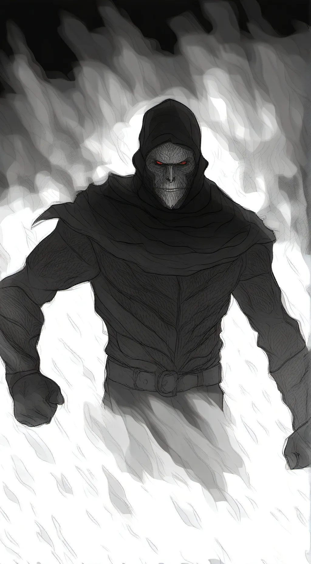 ai character: Shadow Creature Da background